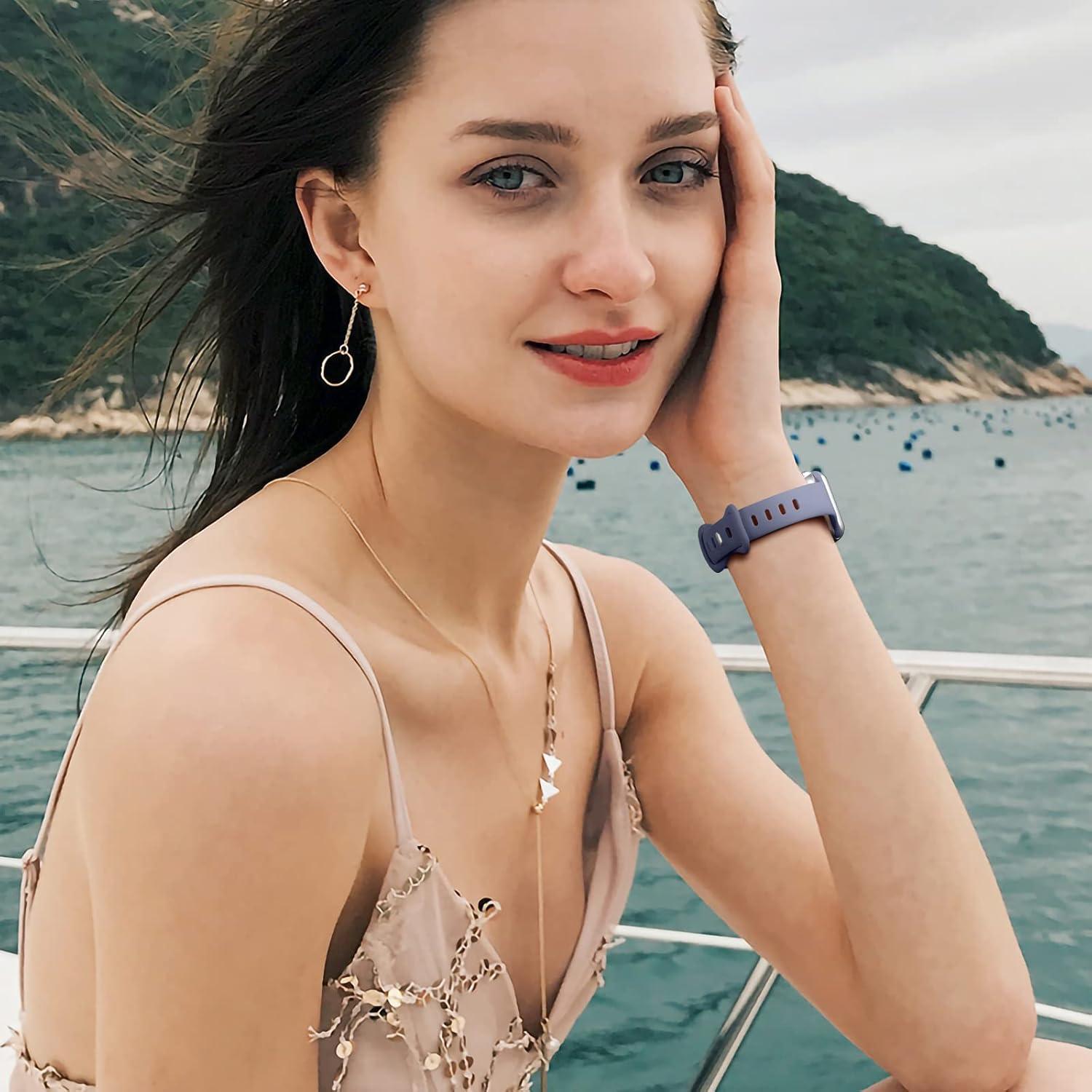 Lerobo 6 Bandas de Silicona Deportivas para Apple Watch 38-49mm