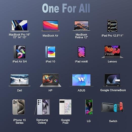 Cable Carplay USB A a USB C Cabepow 3FT - 4 Unidades