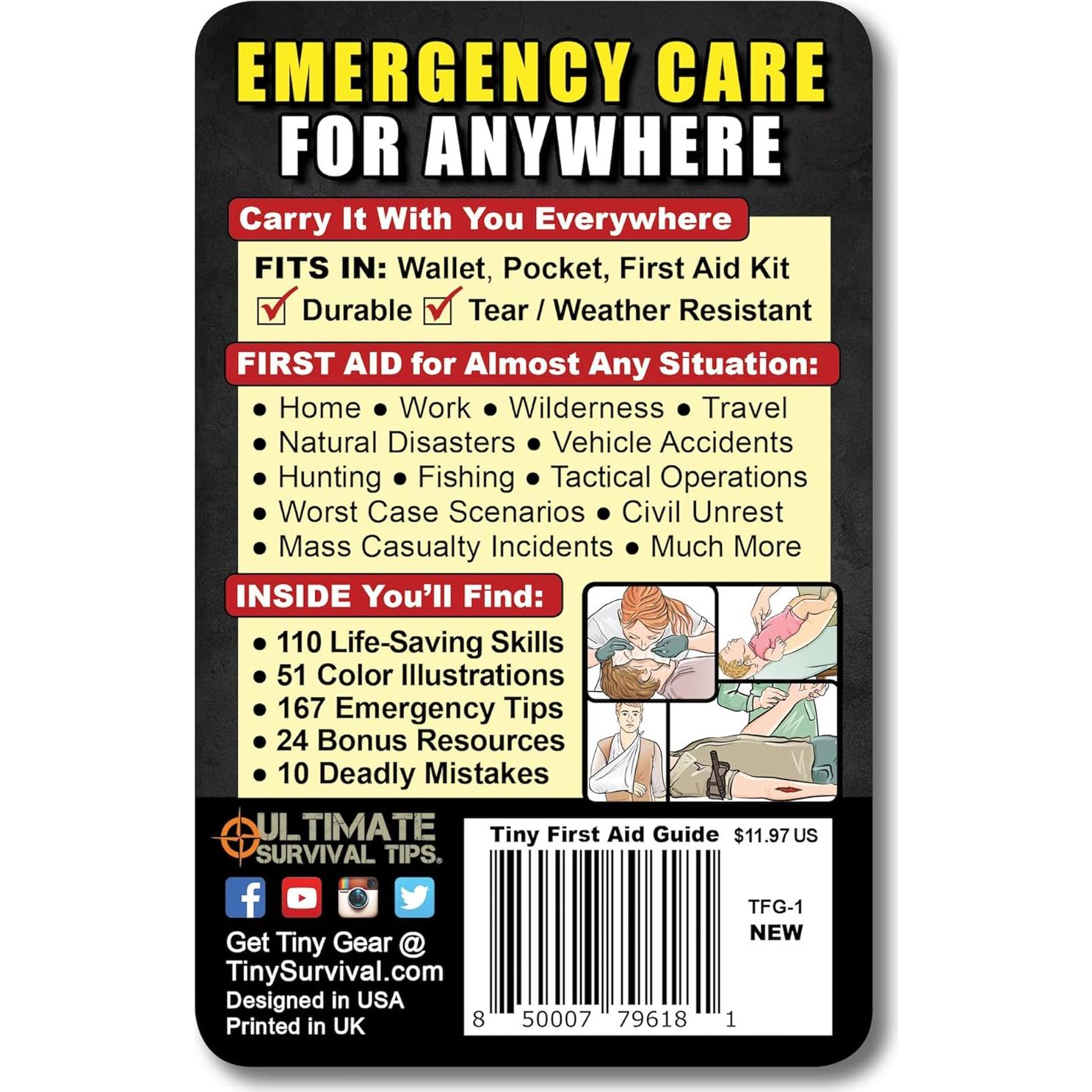 Guía de Primeros Auxilios Pequeña ULTIMATE SURVIVAL TIPS 167 Consejos