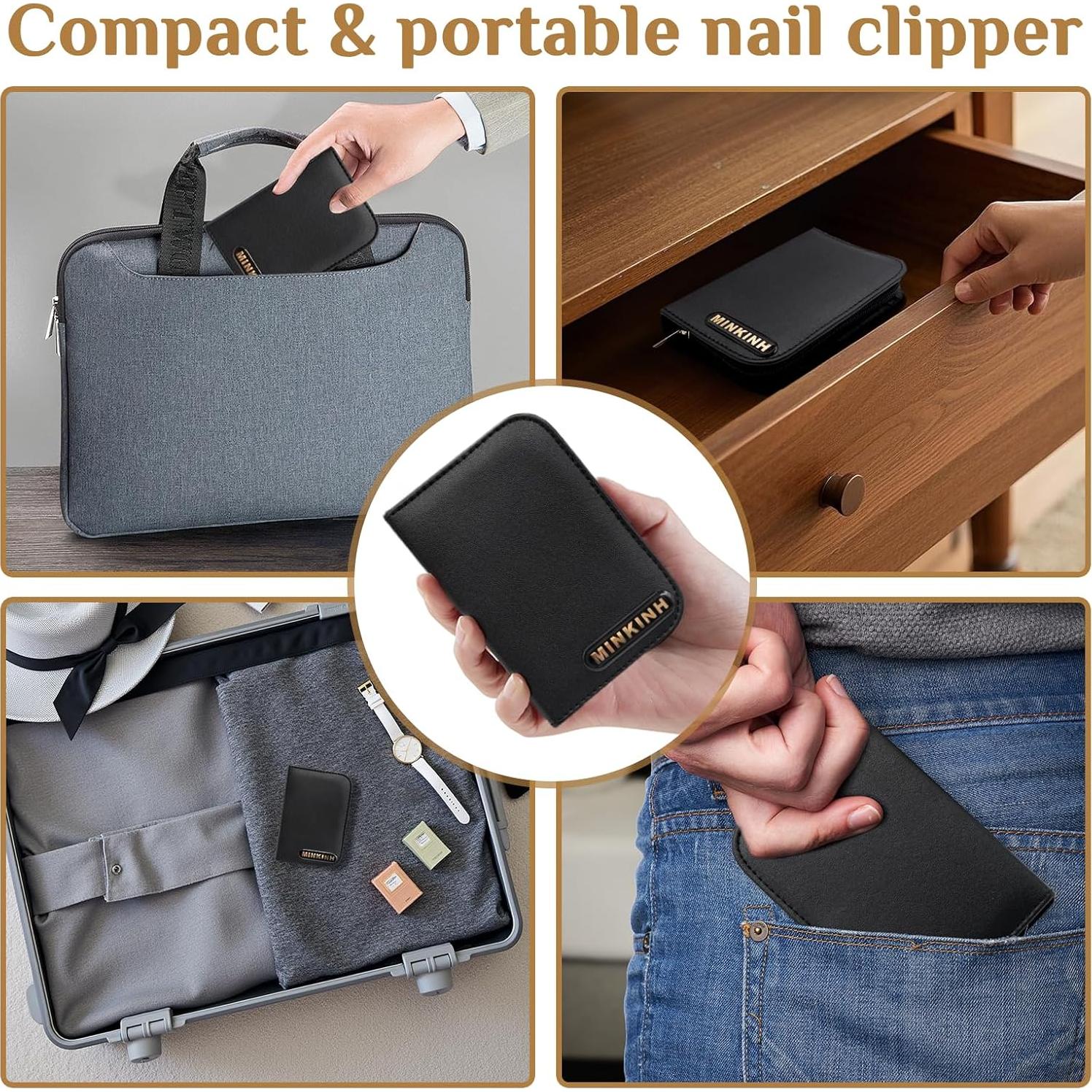 Kit de Manicura Profesional MINKINH - 26 Piezas Acero Inoxidable