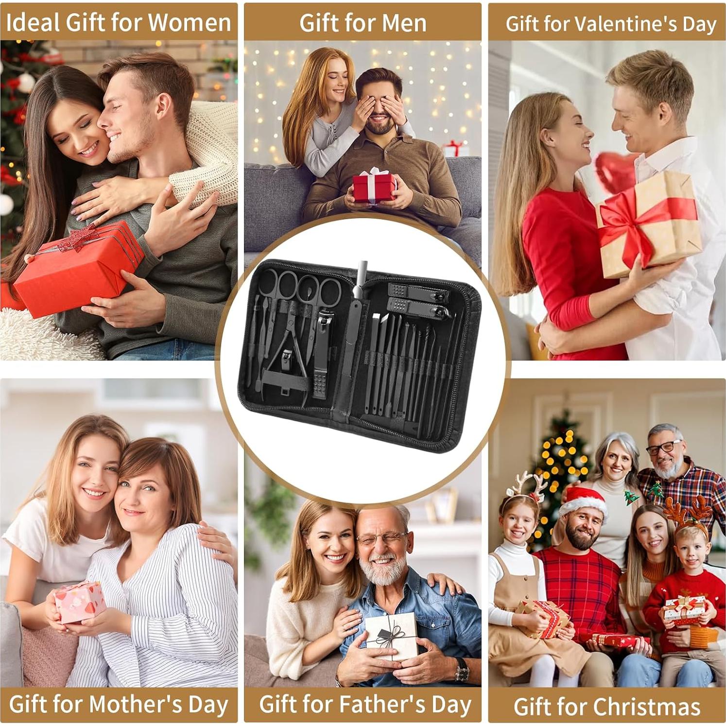 Kit de Manicura Profesional MINKINH - 26 Piezas Acero Inoxidable