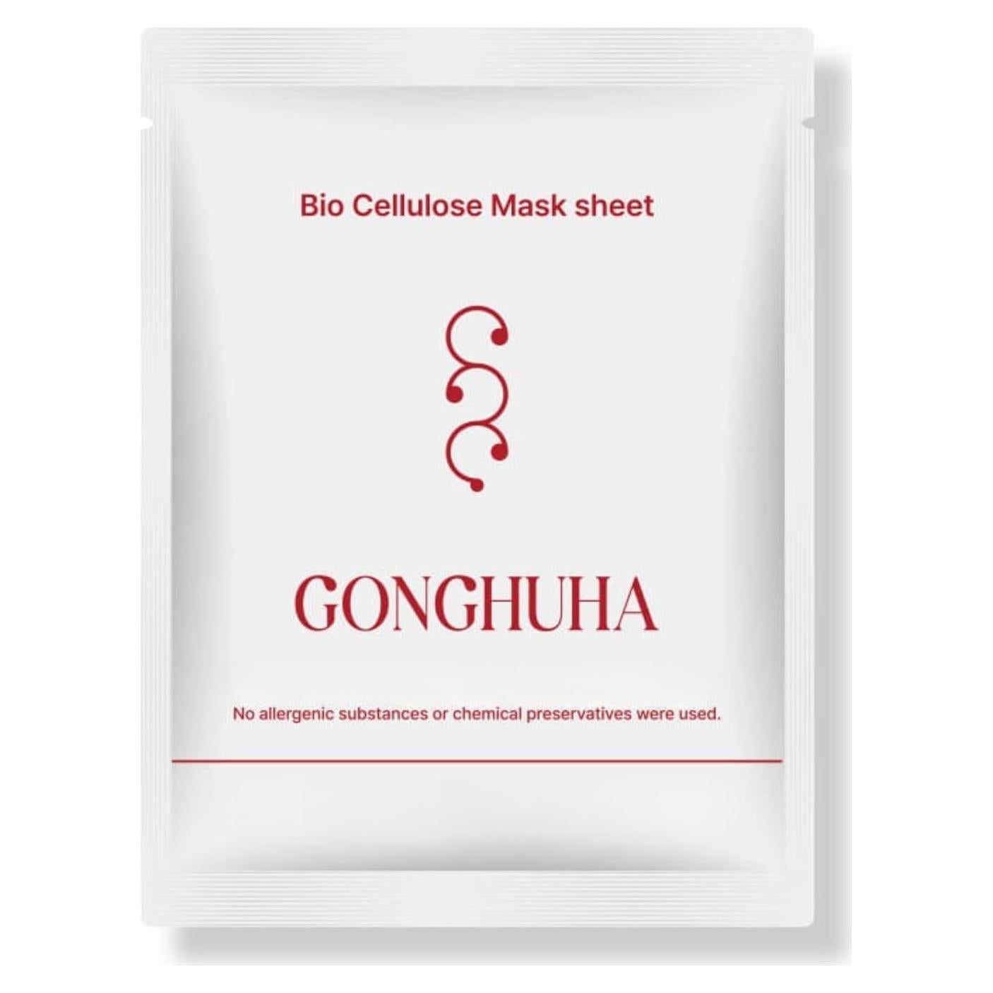 Mascarilla Facial Bio Celulosa GONGHUHA - Hidratante y Calmante