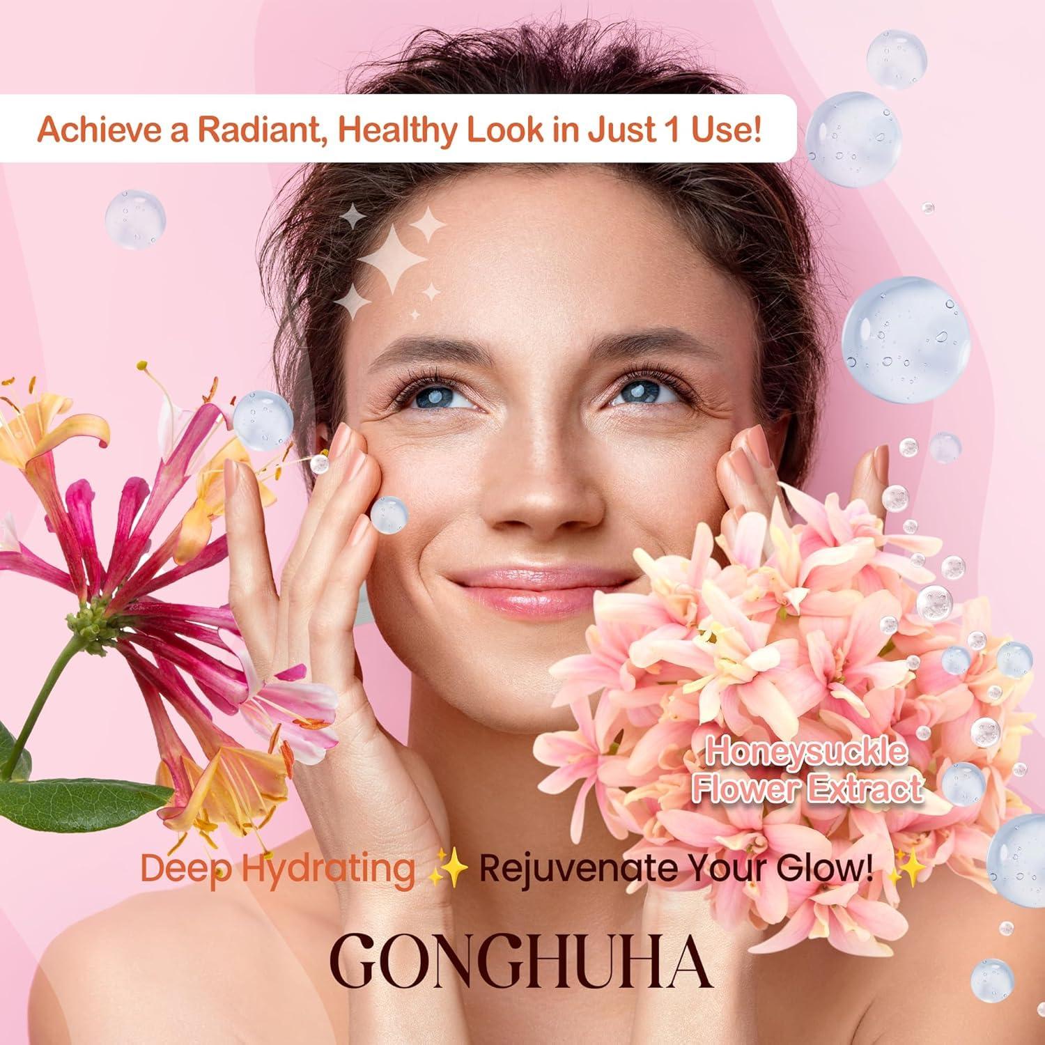 Mascarilla Facial Bio Celulosa GONGHUHA - Hidratante y Calmante