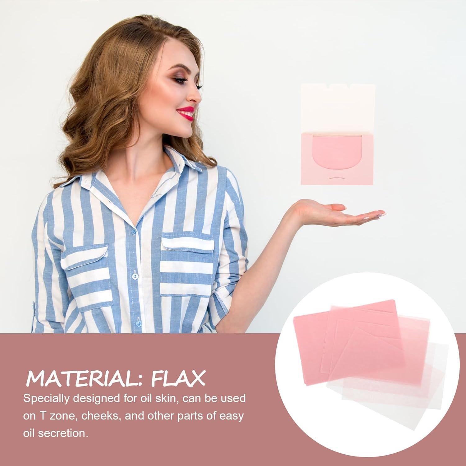 300 Hojas Absorbentes de Aceite Facial FRCOLOR - Papel Ultra Delgado