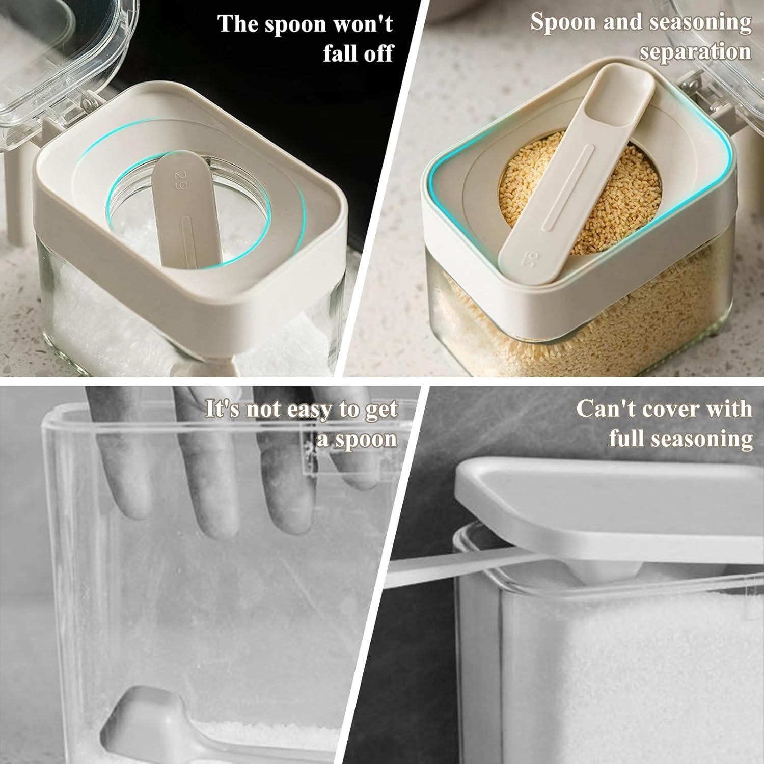 Juego de 3 frascos de vidrio para especias 300ml SHAIDOJIO