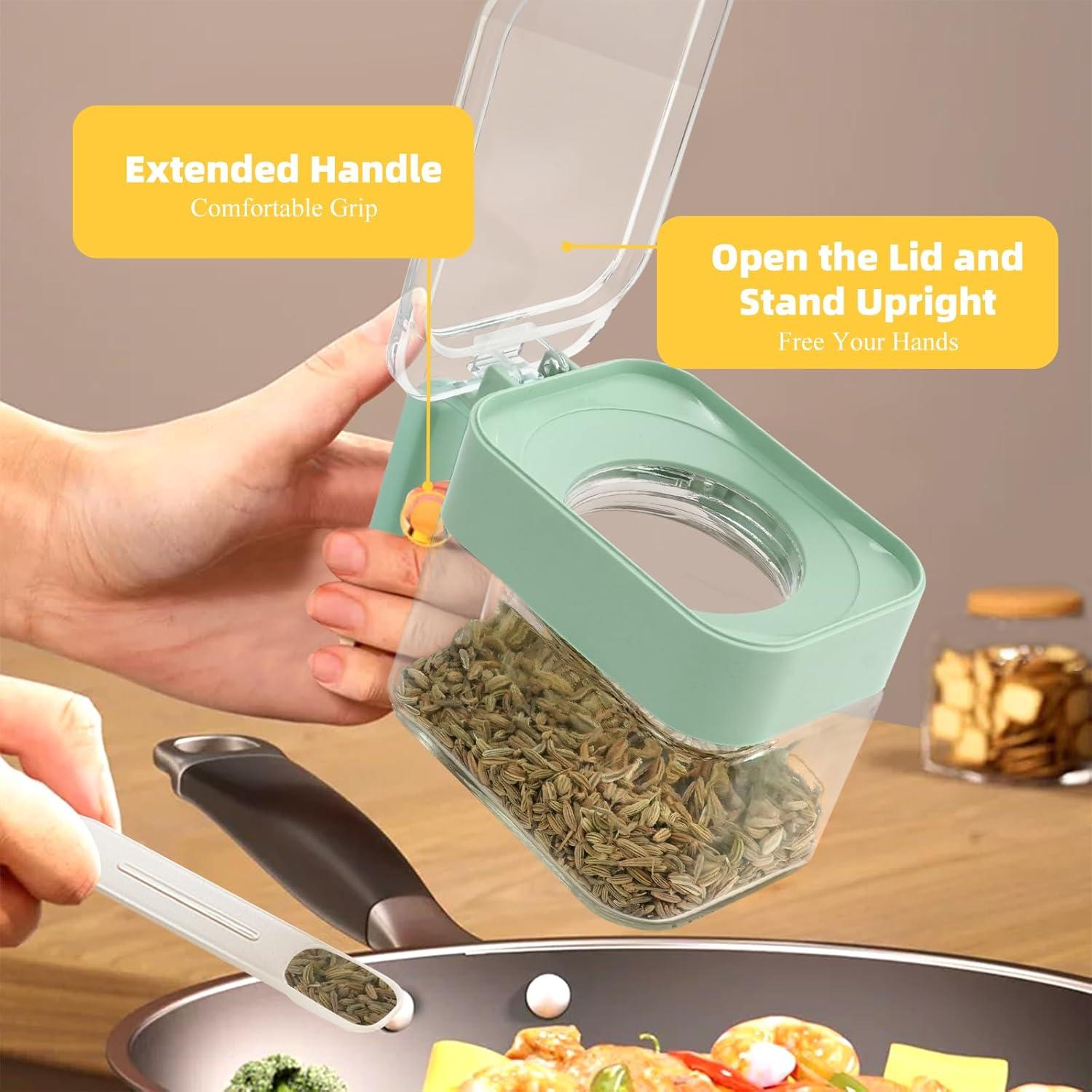 Juego de 3 frascos de vidrio para especias 300ml SHAIDOJIO