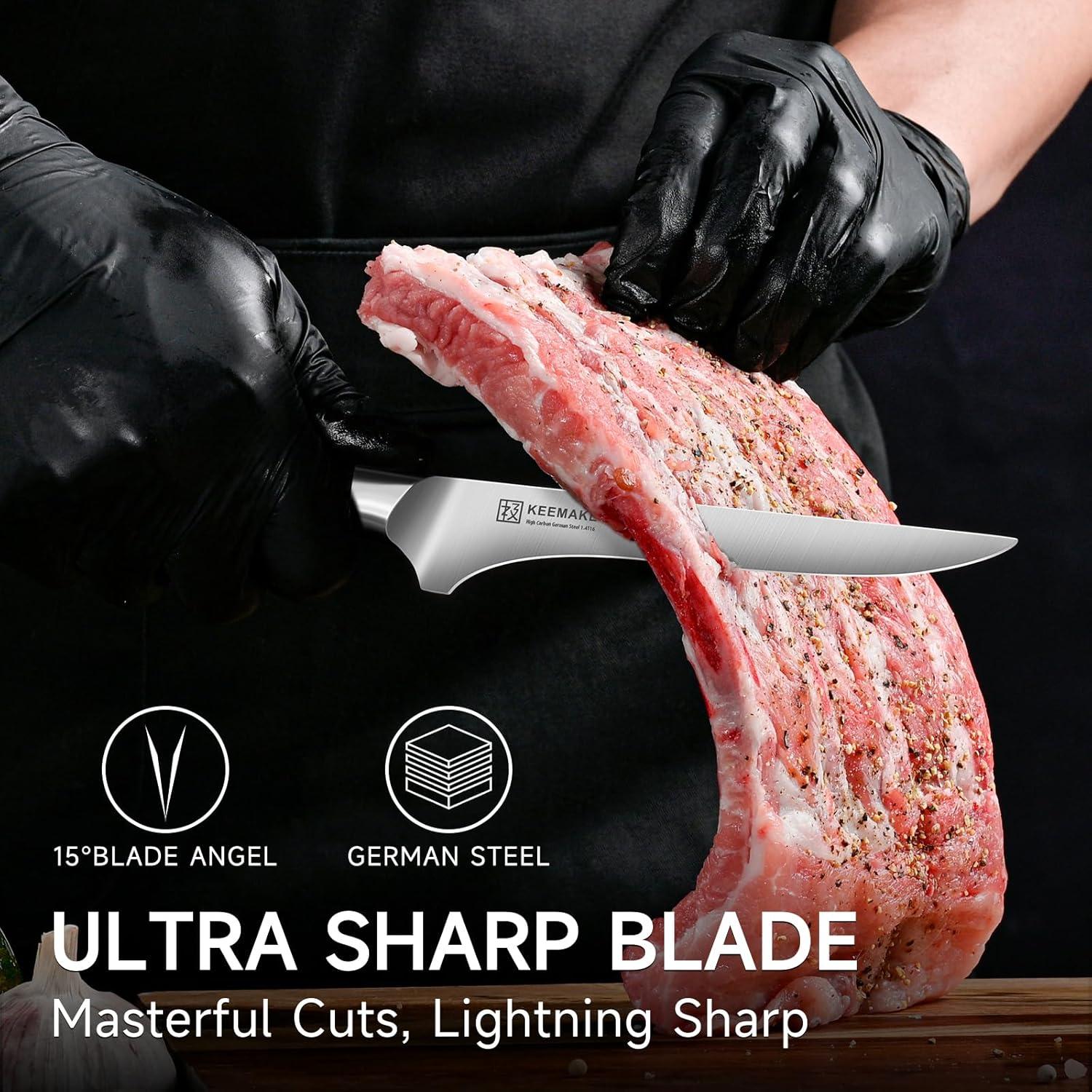 Cuchillo Deshuesar KEEMAKE 13.97 cm Acero Inoxidable Profesional