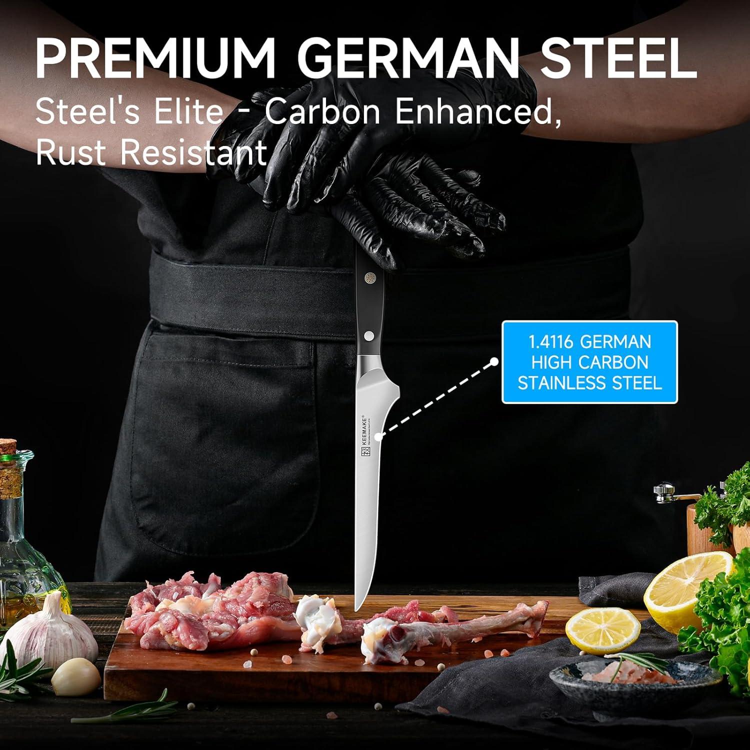 Cuchillo Deshuesar KEEMAKE 13.97 cm Acero Inoxidable Profesional