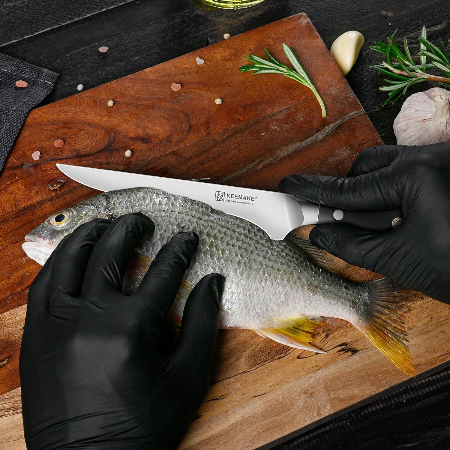 Cuchillo Deshuesar KEEMAKE 13.97 cm Acero Inoxidable Profesional