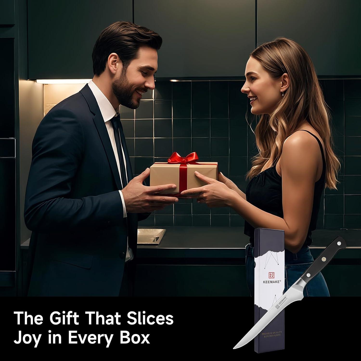 Cuchillo Deshuesar KEEMAKE 13.97 cm Acero Inoxidable Profesional