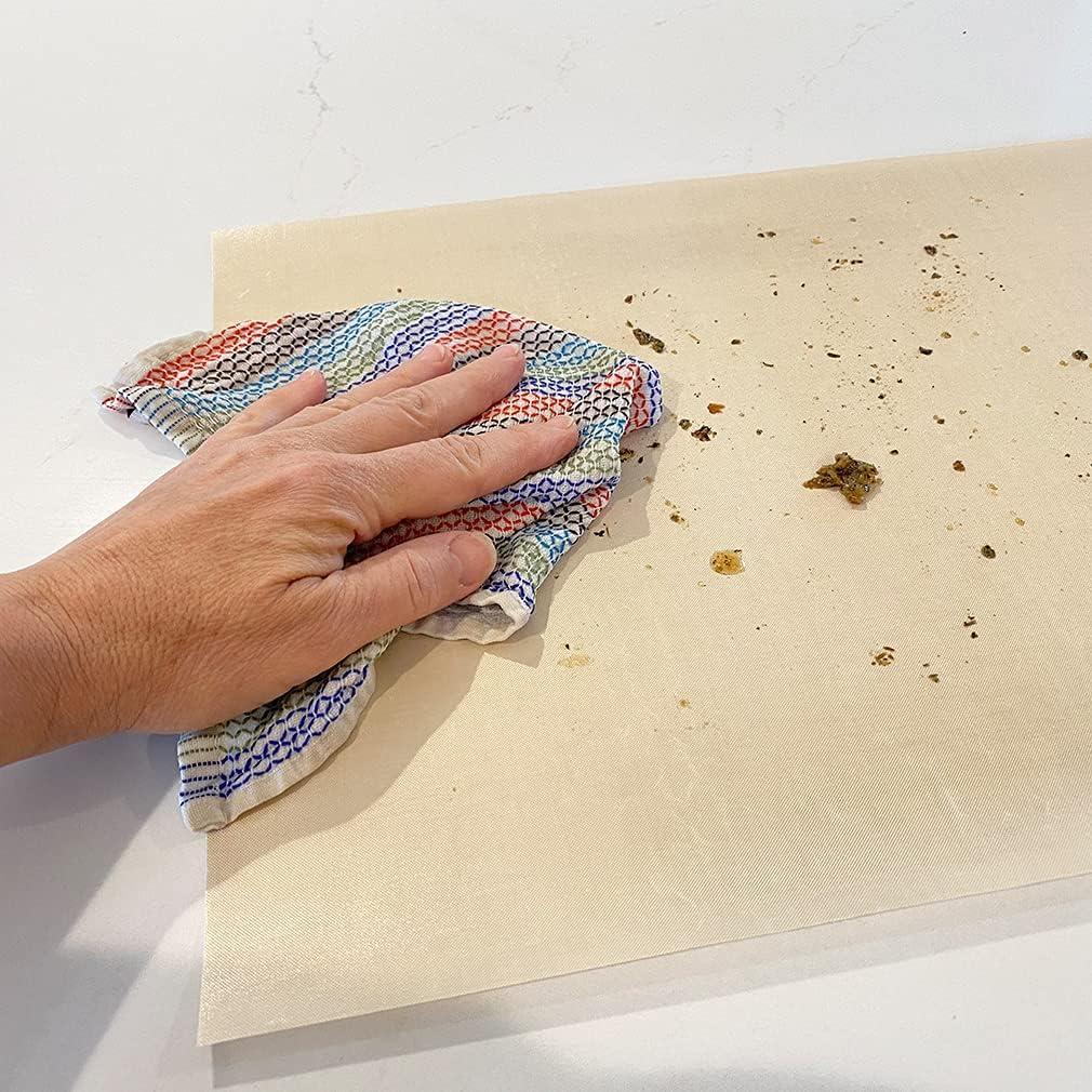 Forro de rejilla de horno Evelots - Juego de 2 - Extra grande - Fibra de vidrio antiadherente - 260°C