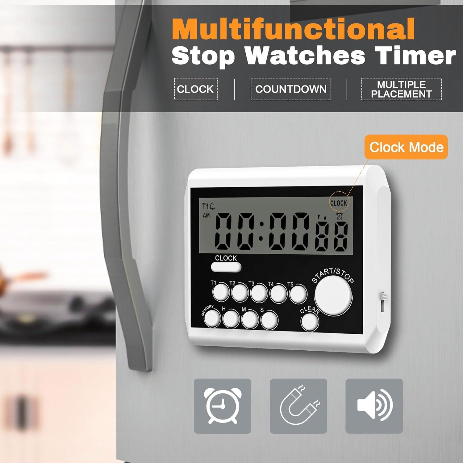 Temporizador Digital 5 Canales REXS YS355 con Pantalla LCD