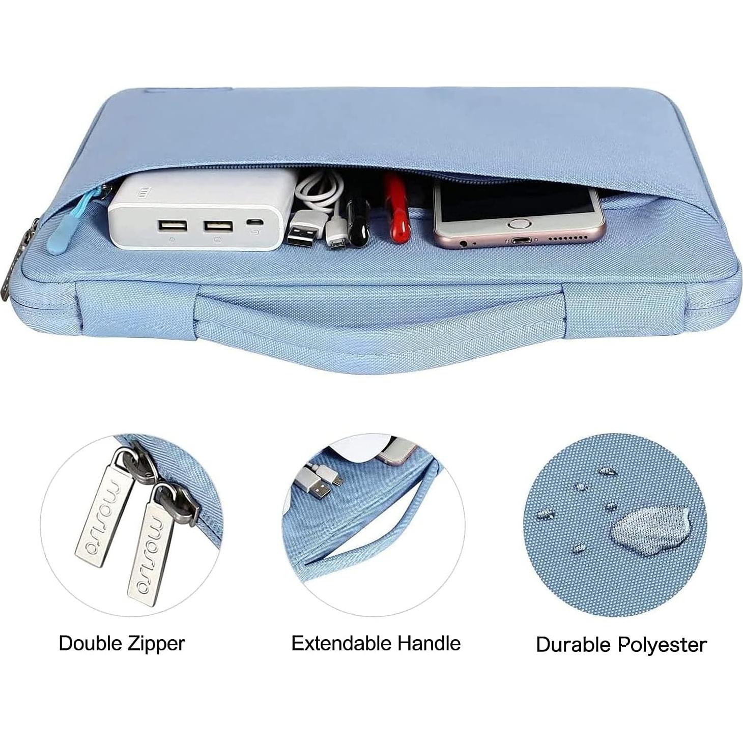 Funda Dura MOSISO para MacBook Pro 13" M2/M1 Azul Claro