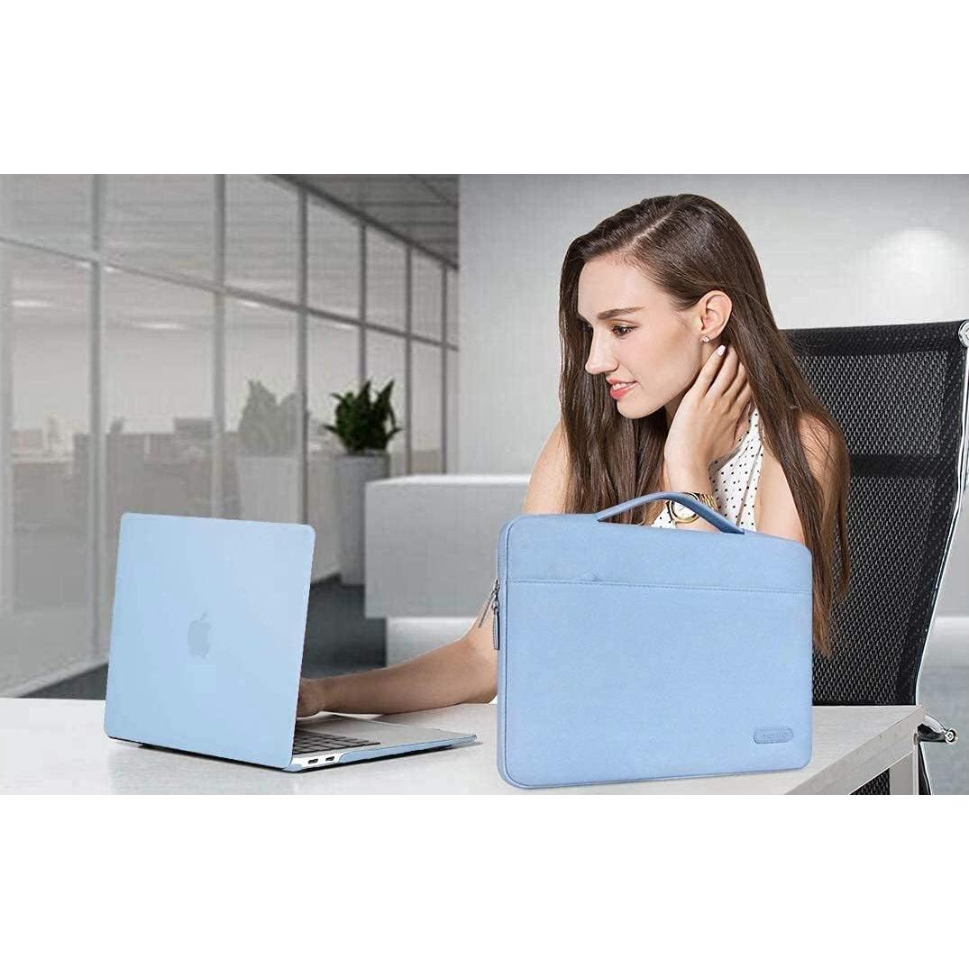 Funda Dura MOSISO para MacBook Pro 13" M2/M1 Azul Claro