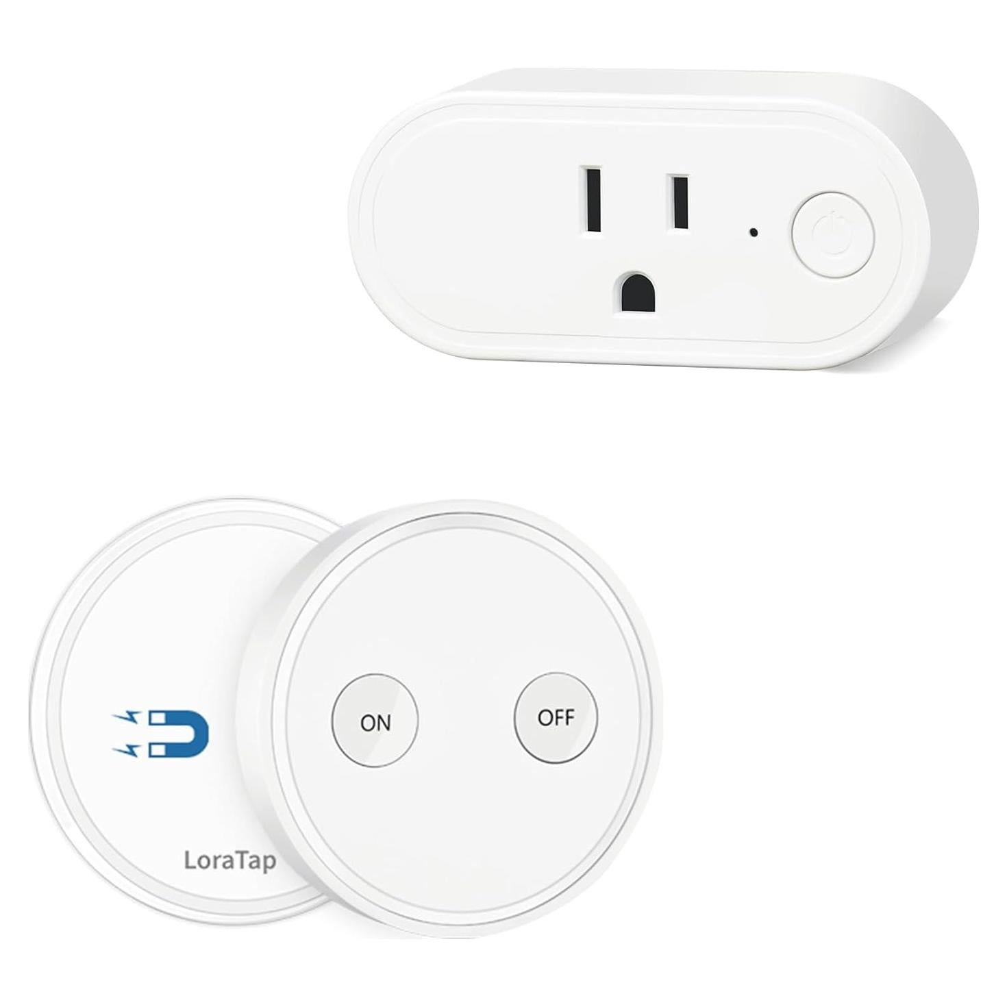 Enchufe Inalámbrico LoraTap con Control Remoto - 30.48m