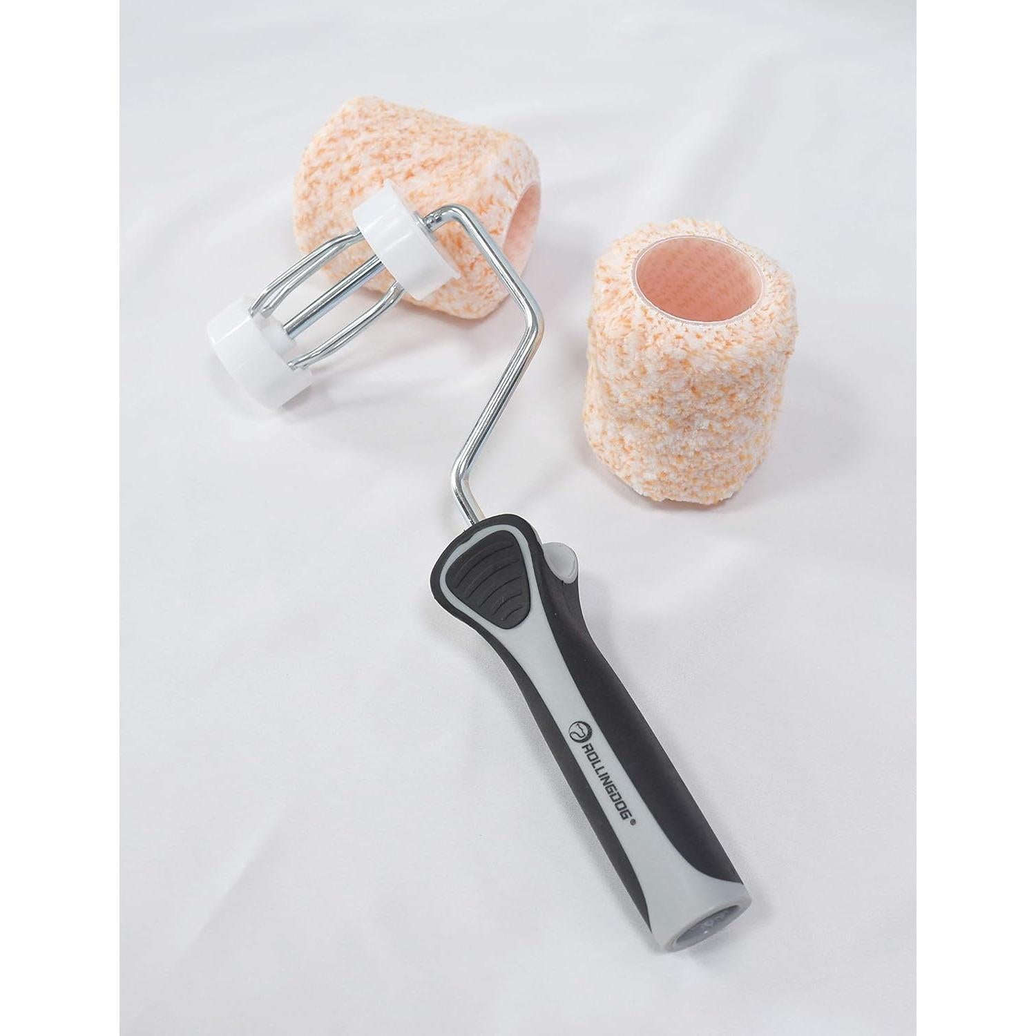 Funda de Rodillo de Pintura ROLLINGDOG 3" Microfibra 2 Piezas