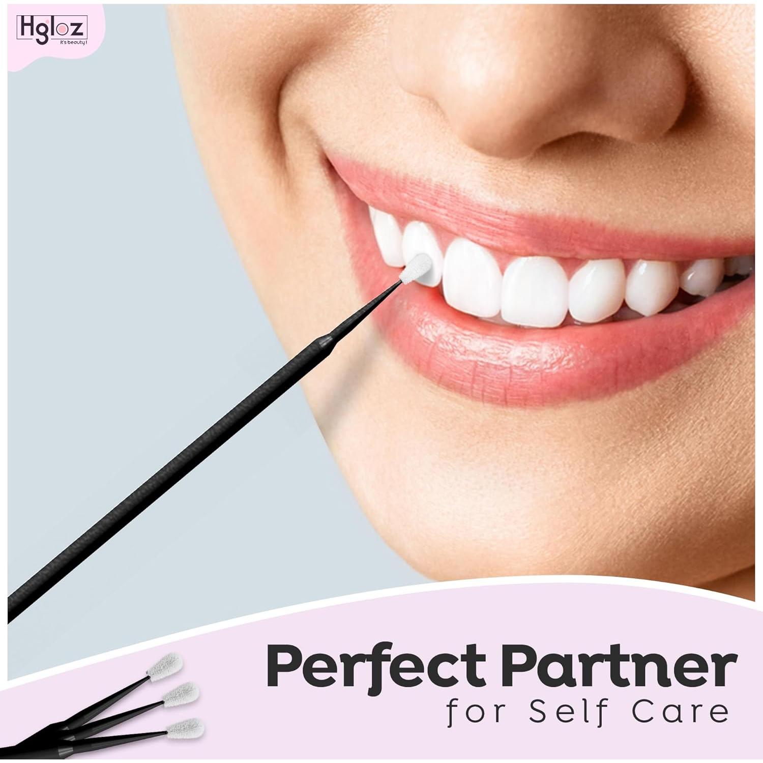 Microhisopos para Extensiones de Pestañas Hgloz 500 Unidades Negro