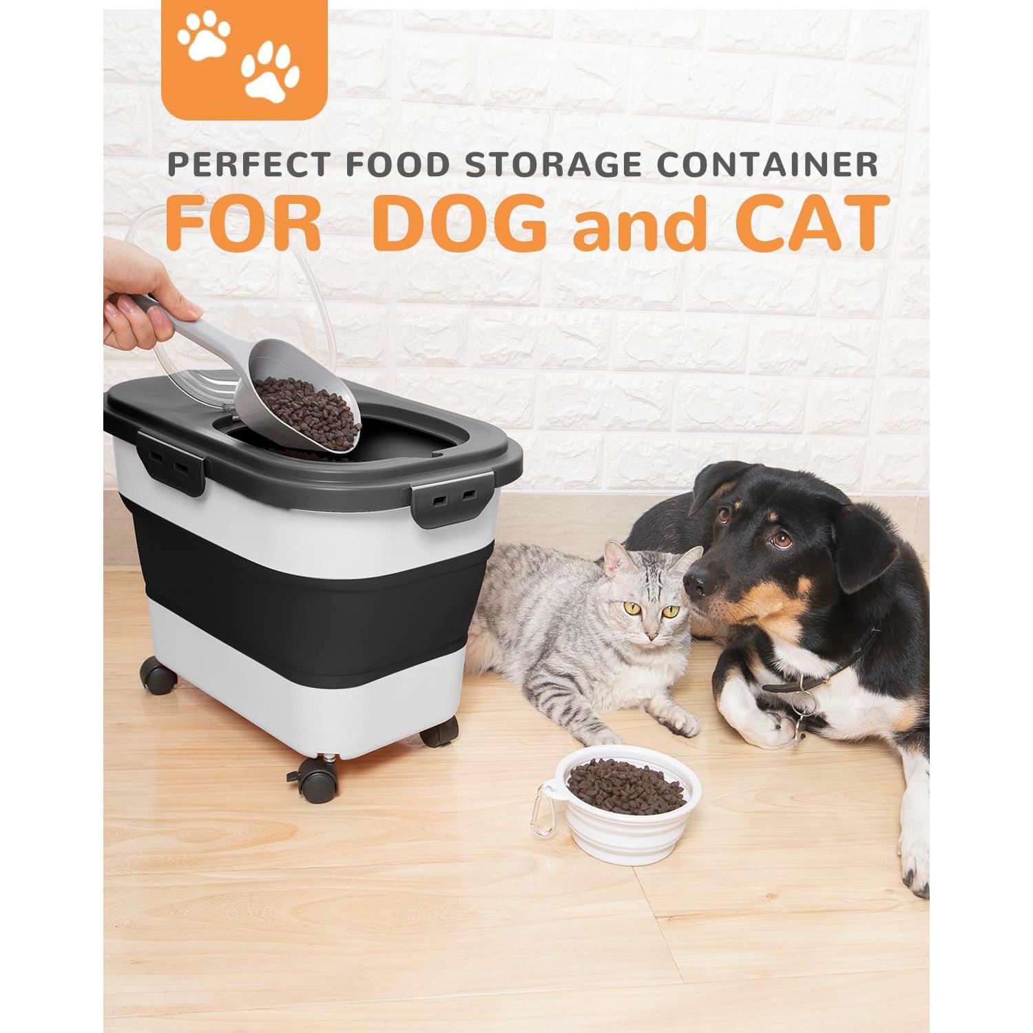 Contenedor de Almacenamiento de Comida para Perros DDMOMMY 10.43kg
