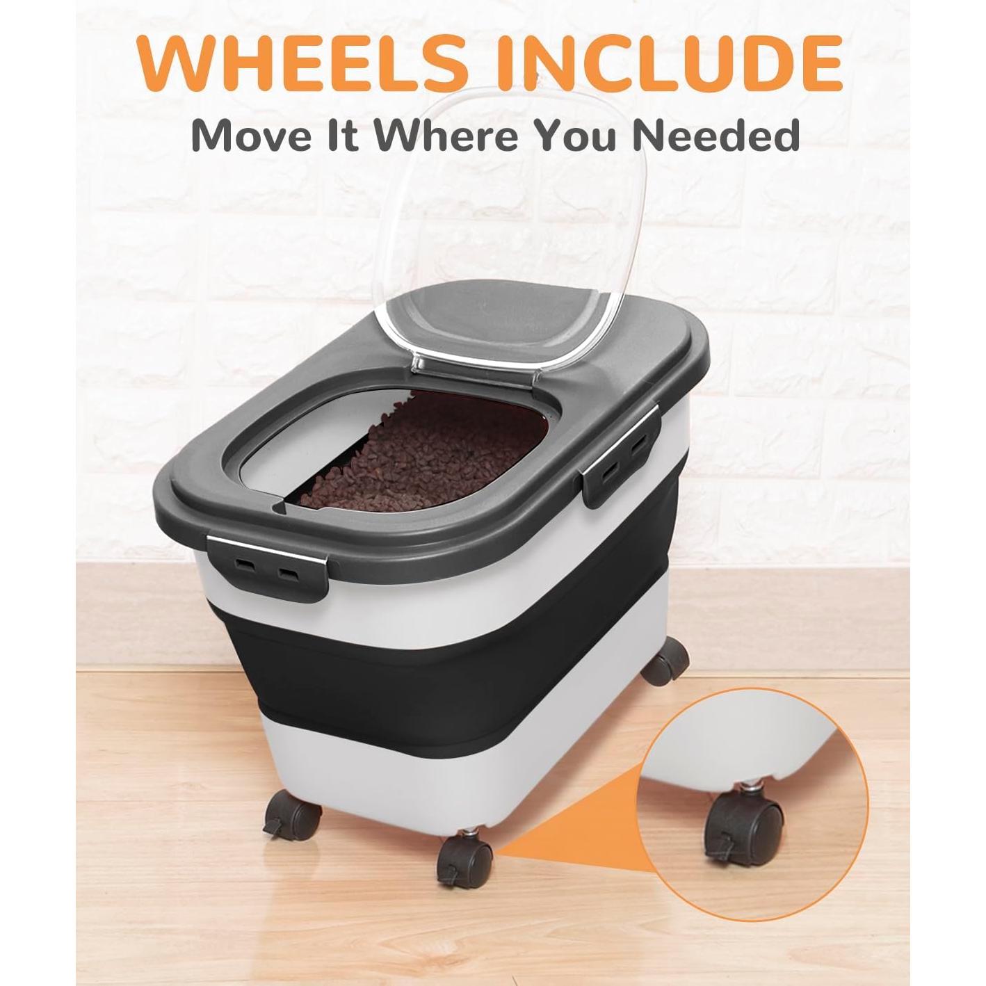 Contenedor de Almacenamiento de Comida para Perros DDMOMMY 10.43kg