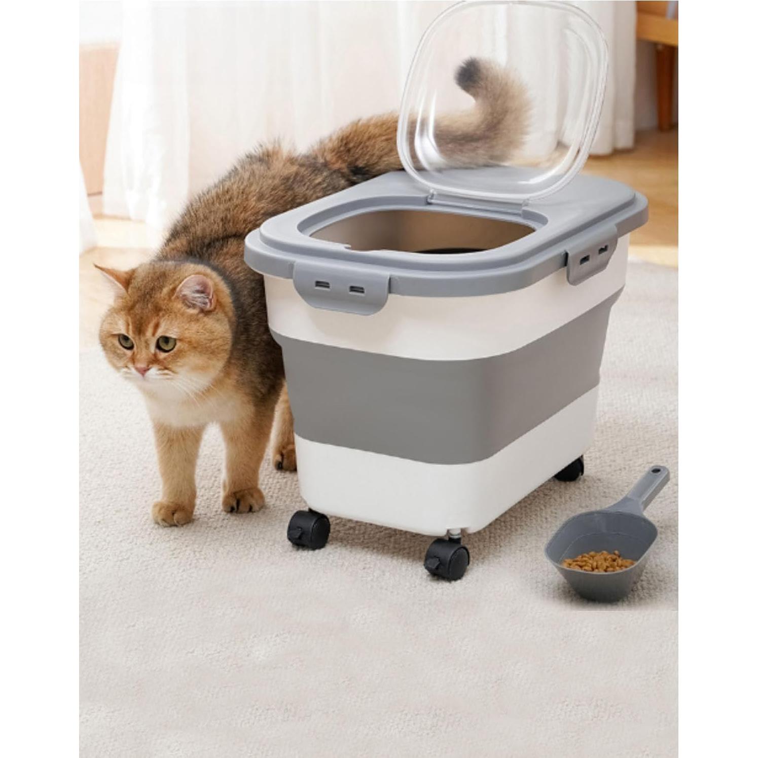 Contenedor de Almacenamiento de Comida para Perros DDMOMMY 10.43kg