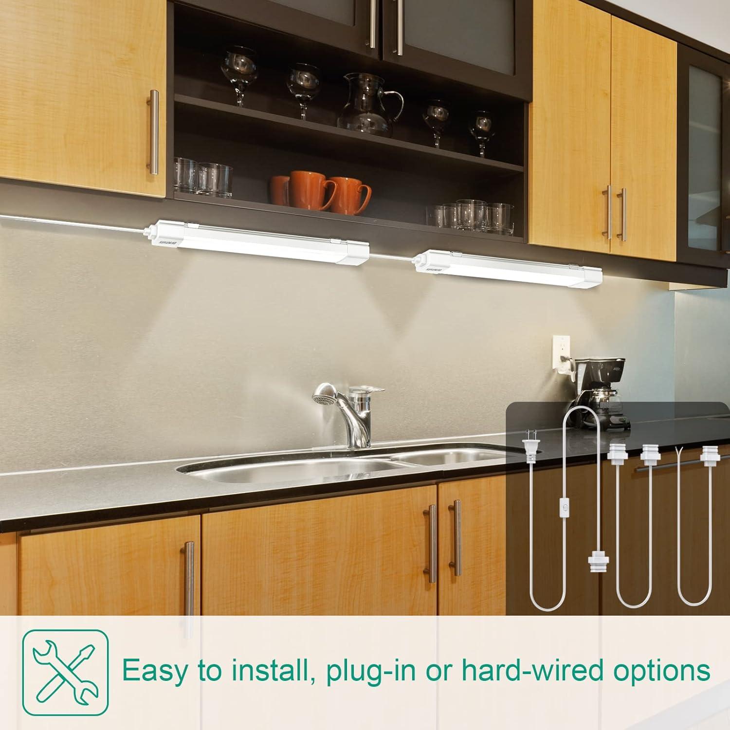 Luz LED Bajo Gabinete KUKUMAO 43cm 1700LM IP66 5000K