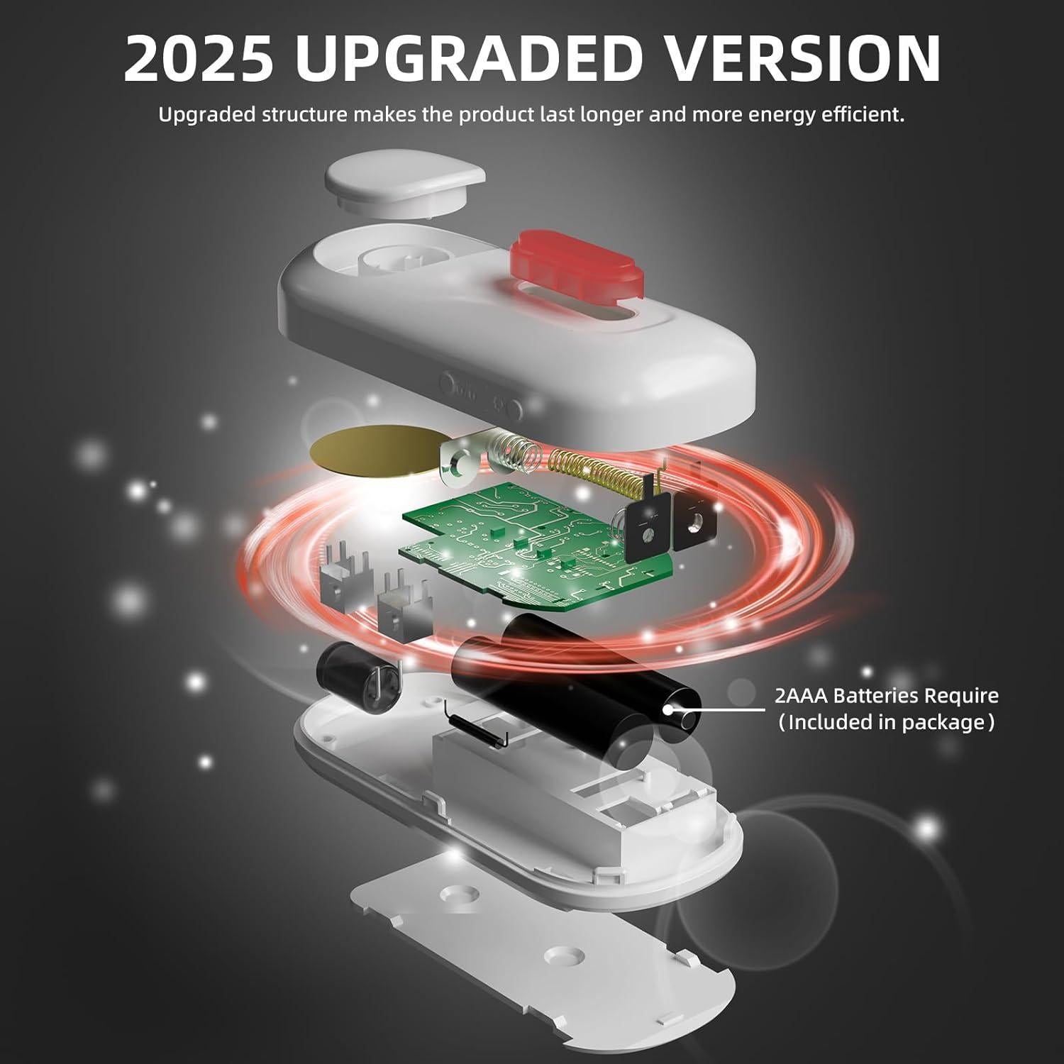 Alarmas de Puerta Satisure 2 en 1 Inalámbricas, Control Remoto