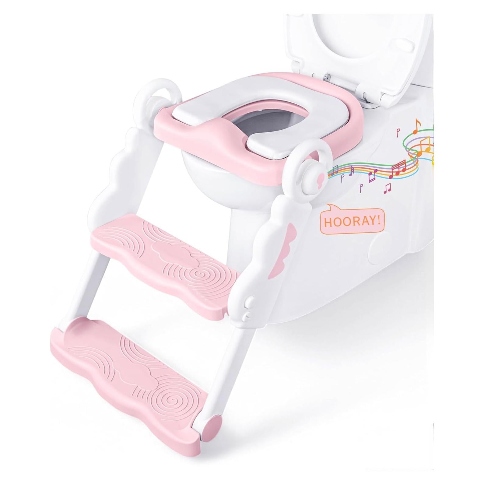 Asiento de Entrenamiento para Baño Bebé Bebeleh Rosa