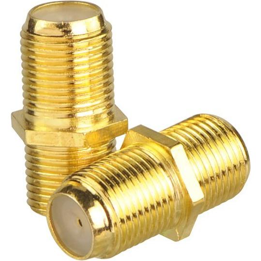 Conector Coaxial VCE F Hembra a Hembra - Paquete de 2