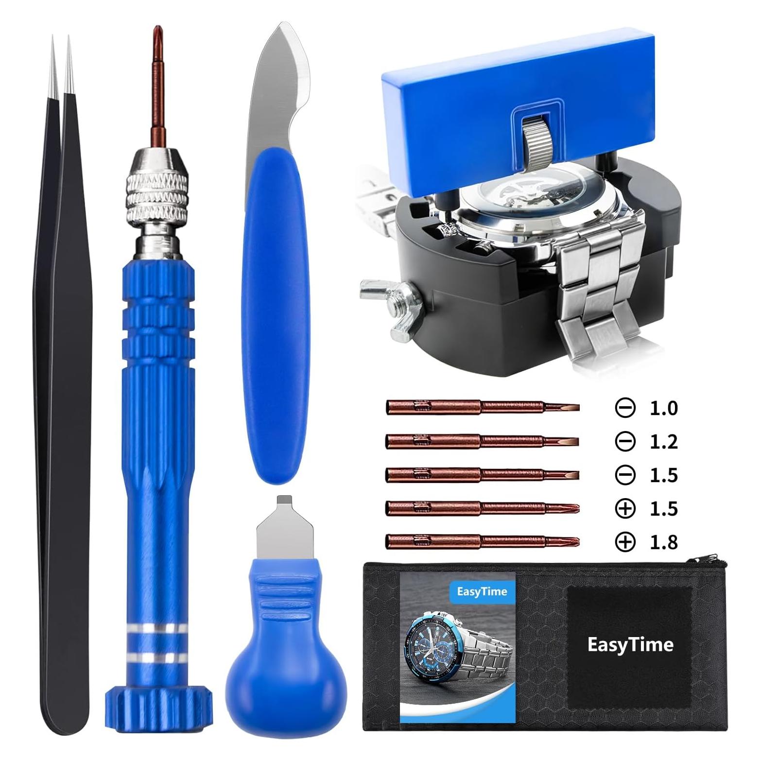 Kit de Herramientas EasyTime para Reemplazo de Batería de Reloj