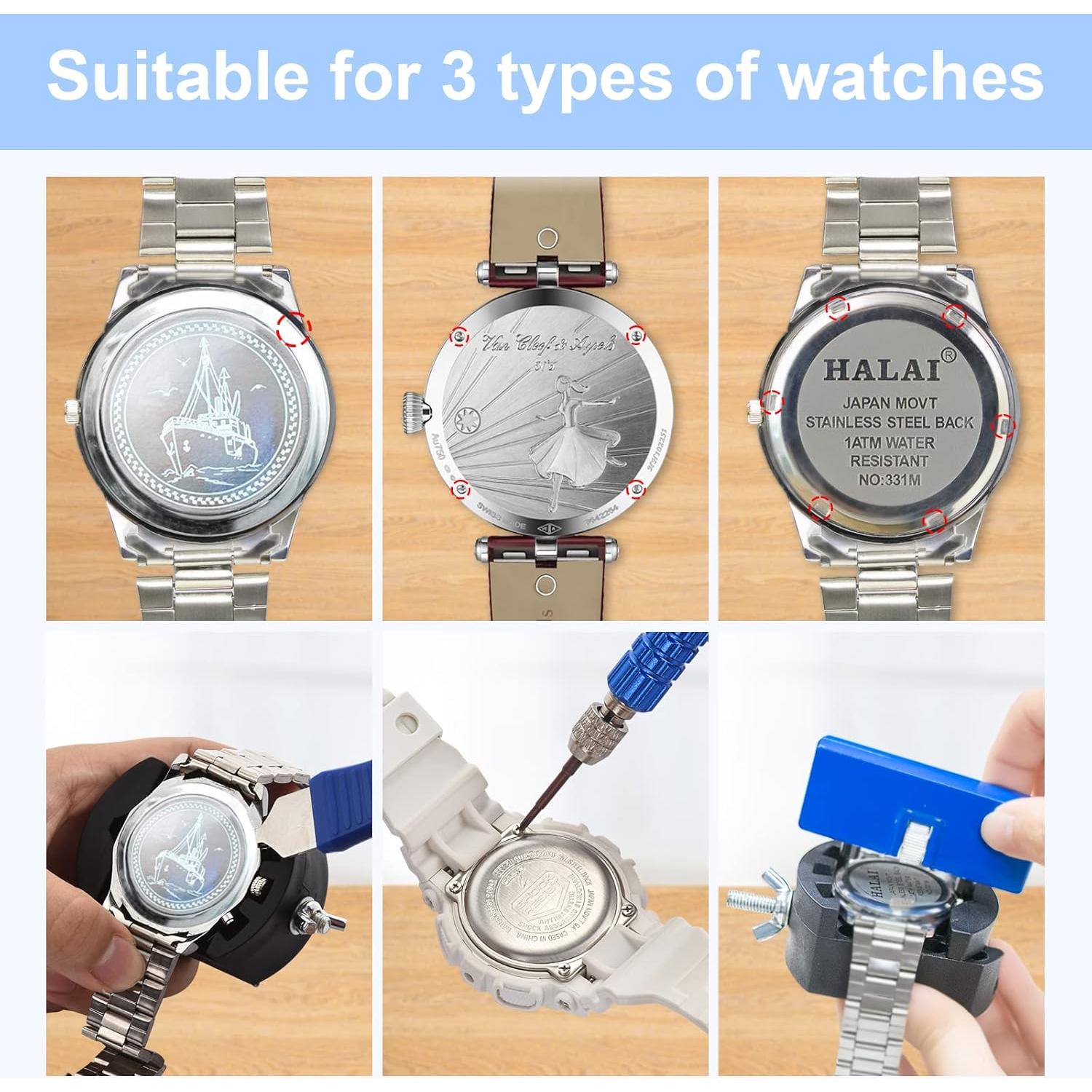 Kit de Herramientas EasyTime para Reemplazo de Batería de Reloj