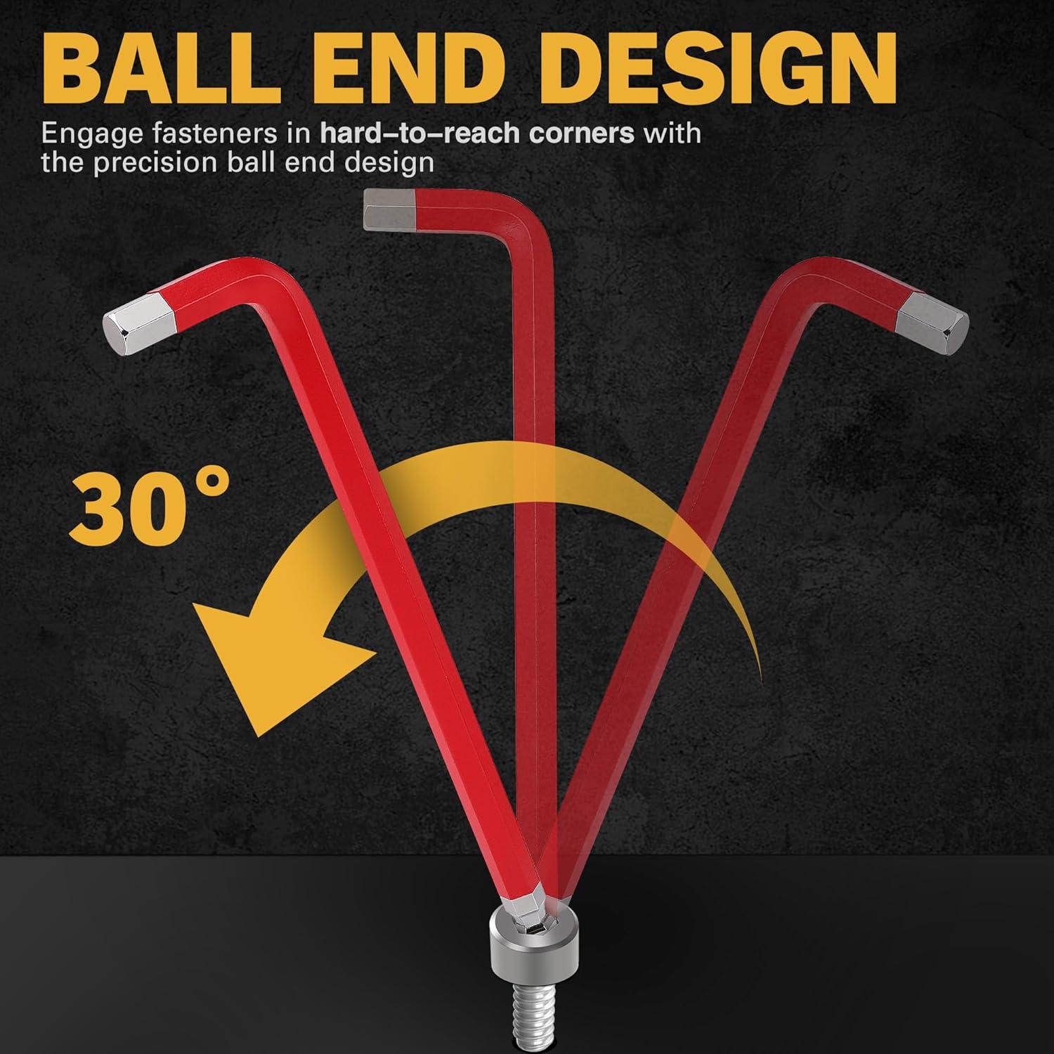 Juego de Llaves Allen Jumbo ELEAD 13 Piezas SAE 5/64-3/4