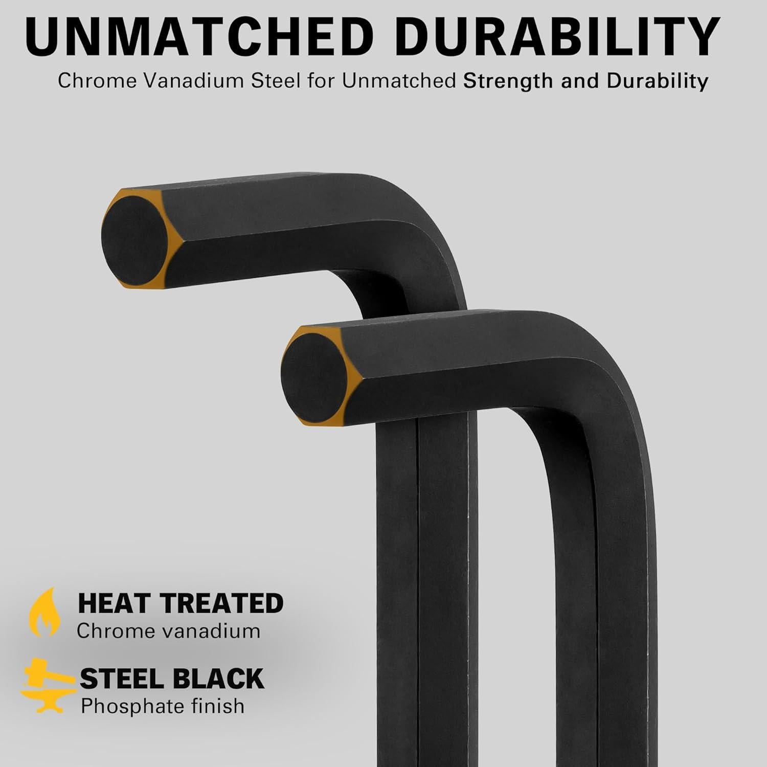 Juego de Llaves Allen ELEAD 27 Piezas Acero Cromo Vanadio