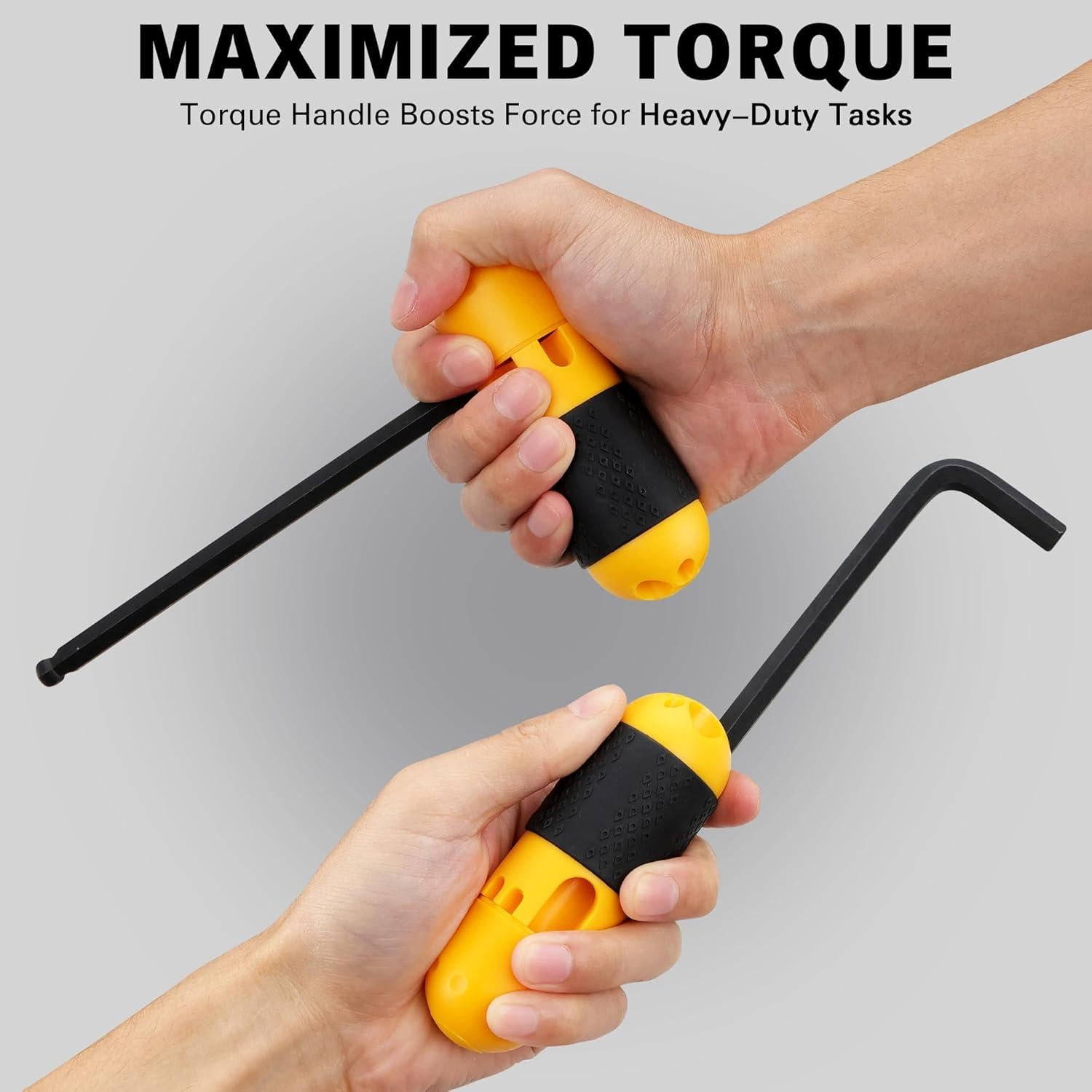 Juego de Llaves Allen ELEAD 27 Piezas Acero Cromo Vanadio