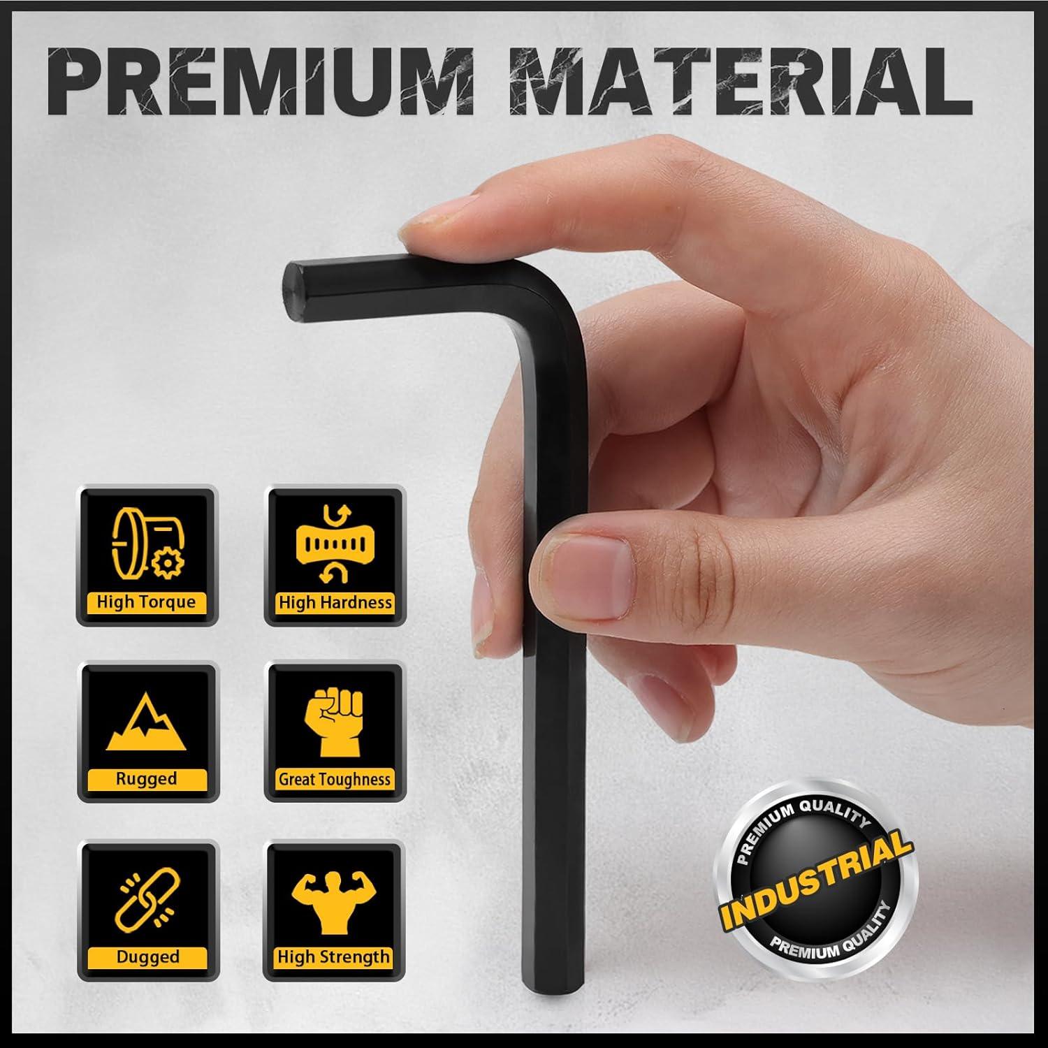 Conjunto de Llaves Hexagonales ELEAD 31 Piezas Acero 0.7-10mm