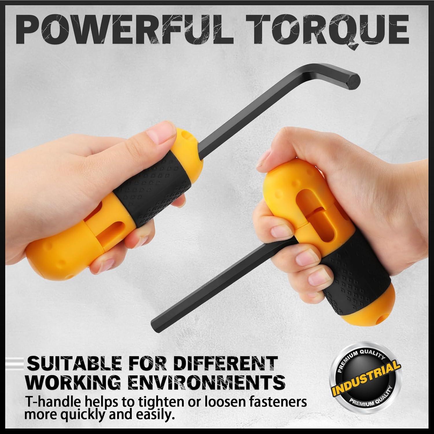 Conjunto de Llaves Hexagonales ELEAD 31 Piezas Acero 0.7-10mm