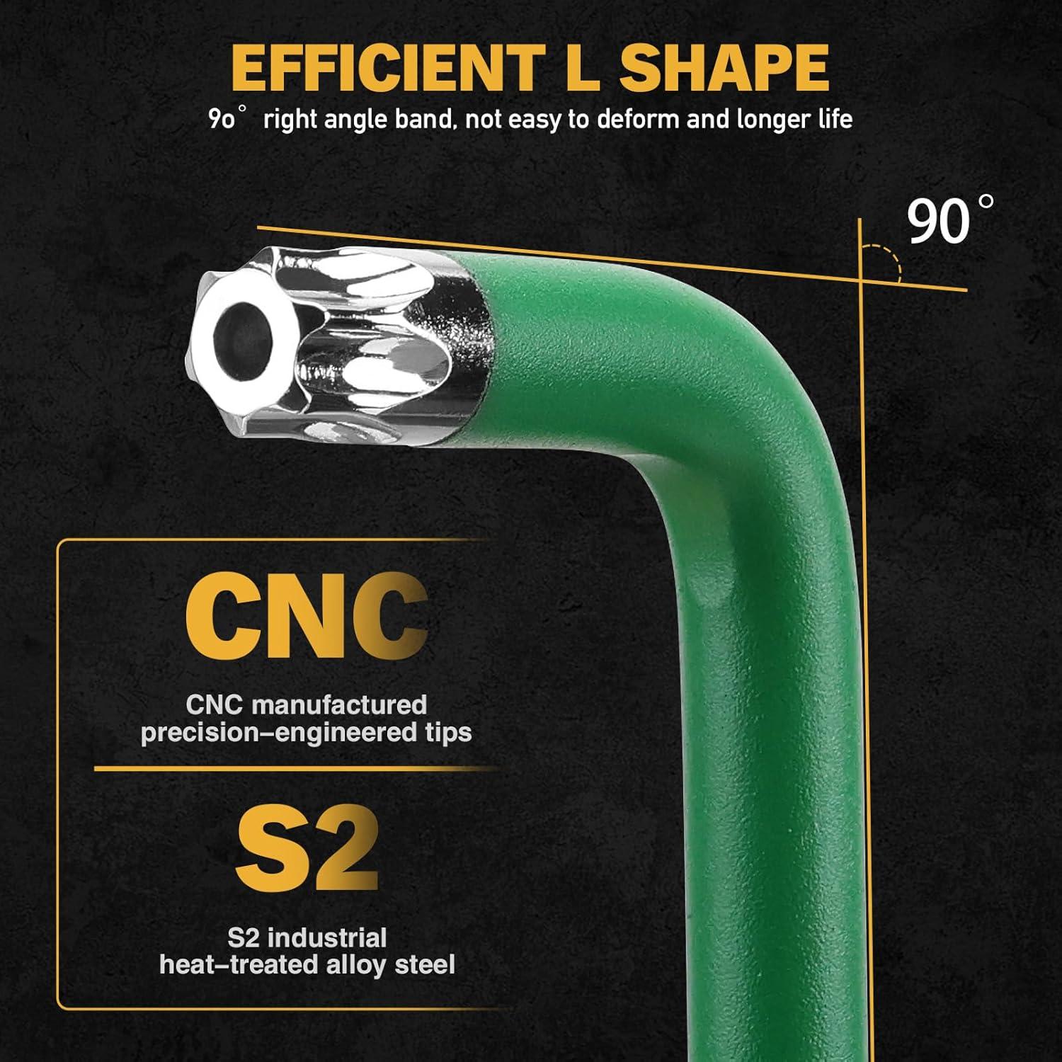 Conjunto de Llaves Torx Jumbo ELEAD 13 Piezas T10 a T80