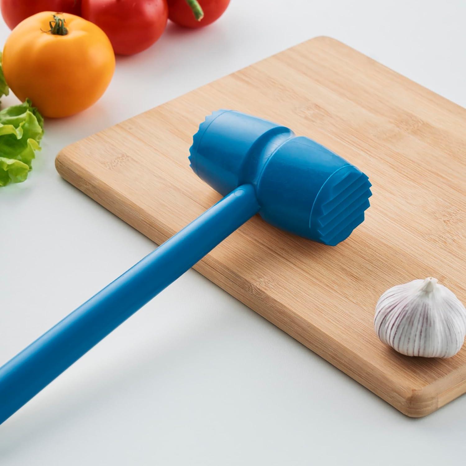 Martillo Aplastador de Carne Mix.Home Doble Cara 27.94 cm Azul