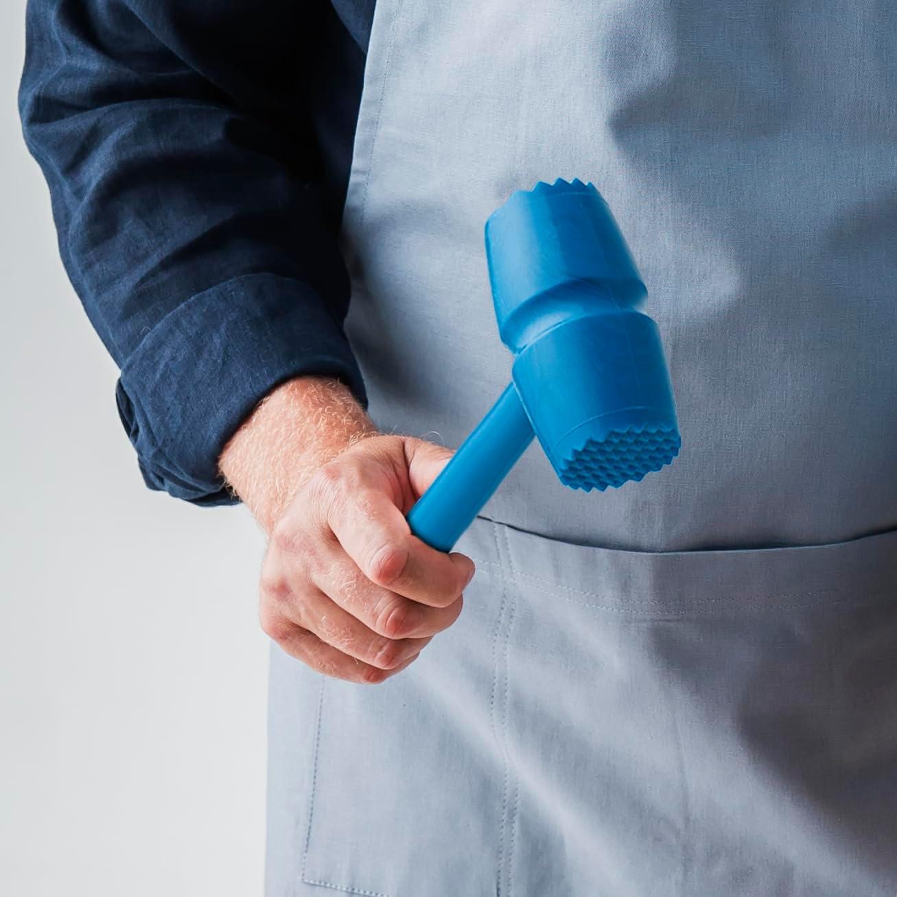 Martillo Aplastador de Carne Mix.Home Doble Cara 27.94 cm Azul