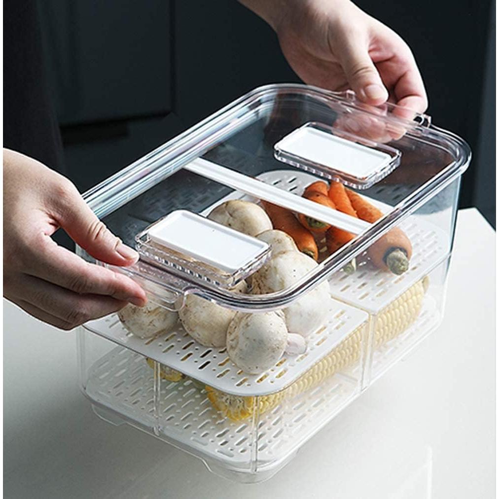 Contenedor Organizador de Refrigerador 5700 ml - Plástico PET