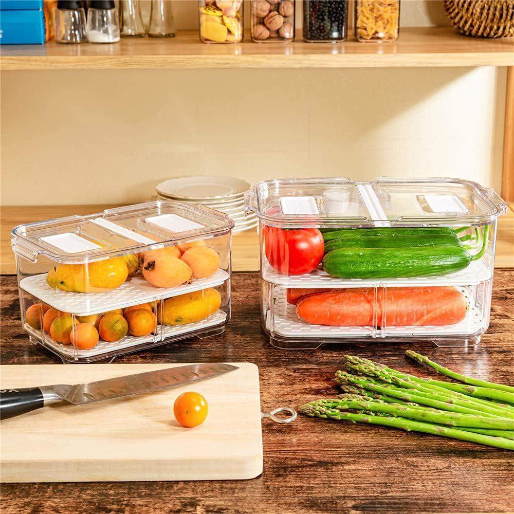 Contenedor Organizador de Refrigerador 5700 ml - Plástico PET