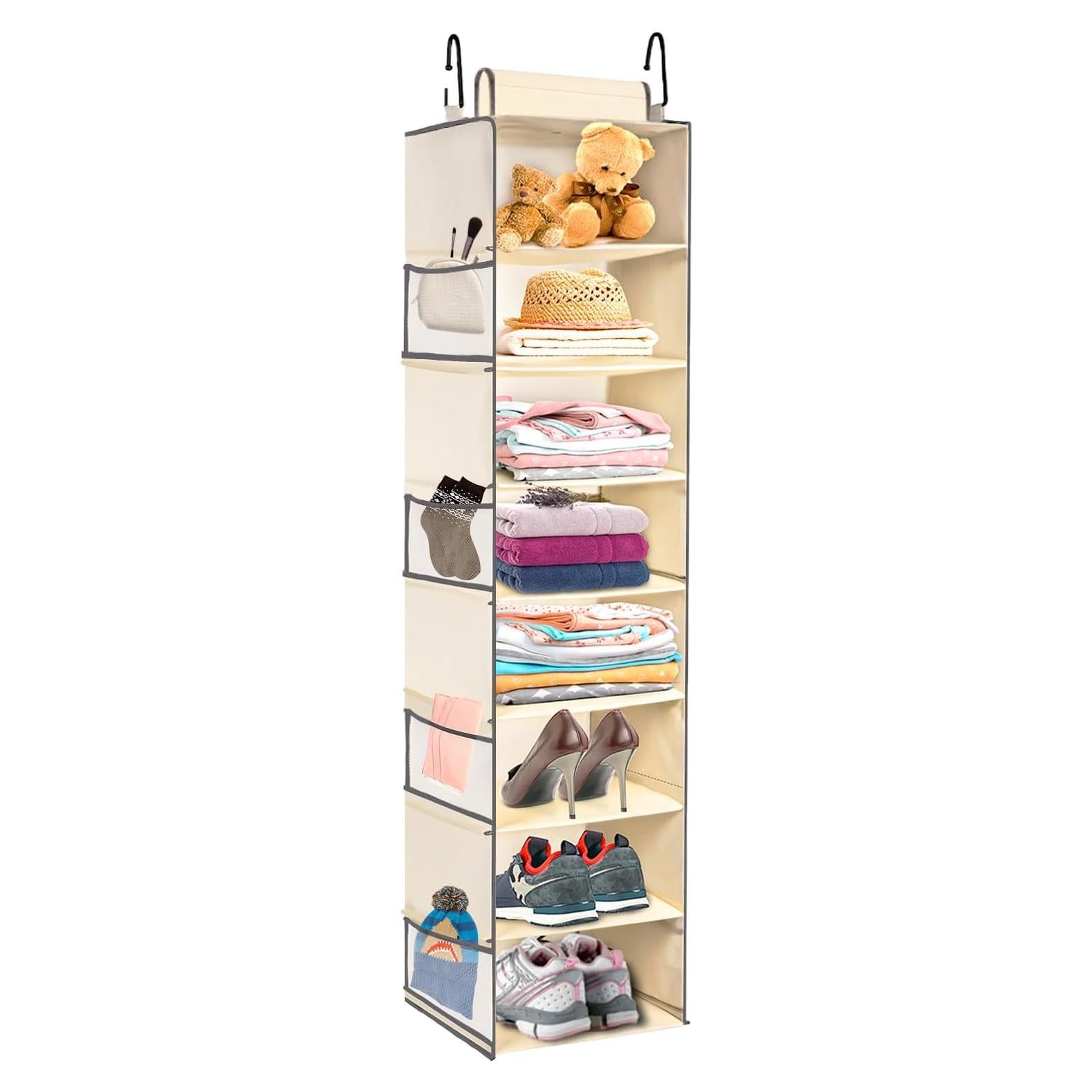 Organizador Colgante de Zapatos Roomtalk Beige 8 Estantes 121.92 cm
