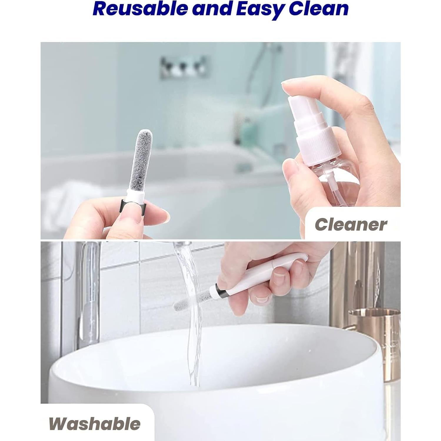 Kit de Limpieza 4 en 1 AHERO para AirPods y Teclados - Negro