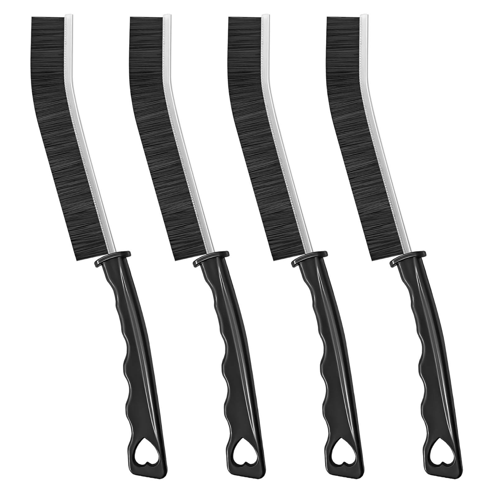 Cepillo de limpieza de ranuras 4TH - Cerdas duras, negro