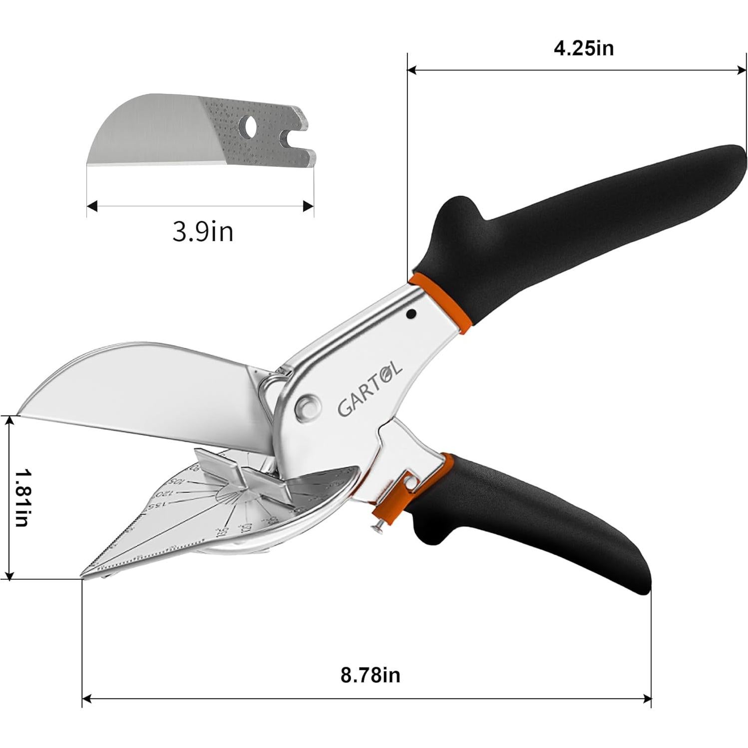 Tijeras Multifuncionales GARTOL HD-3101 para Corte de Molduras