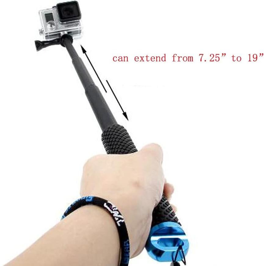 Monopod Subacuático Ajustable Walway 48.3 cm para GoPro