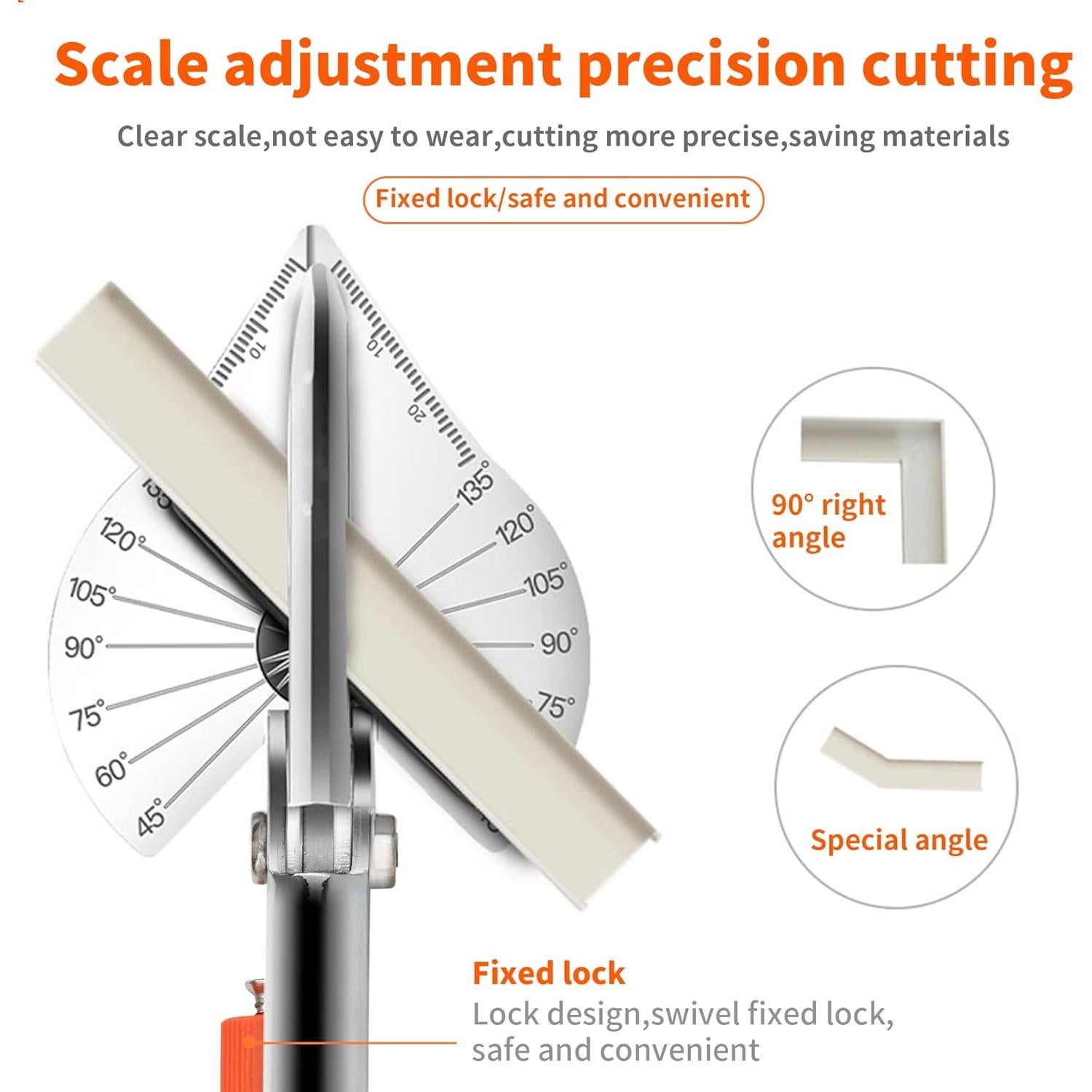 Tijeras de Inglete GARTOL HD-3101, Cortes Precisos 45-135°