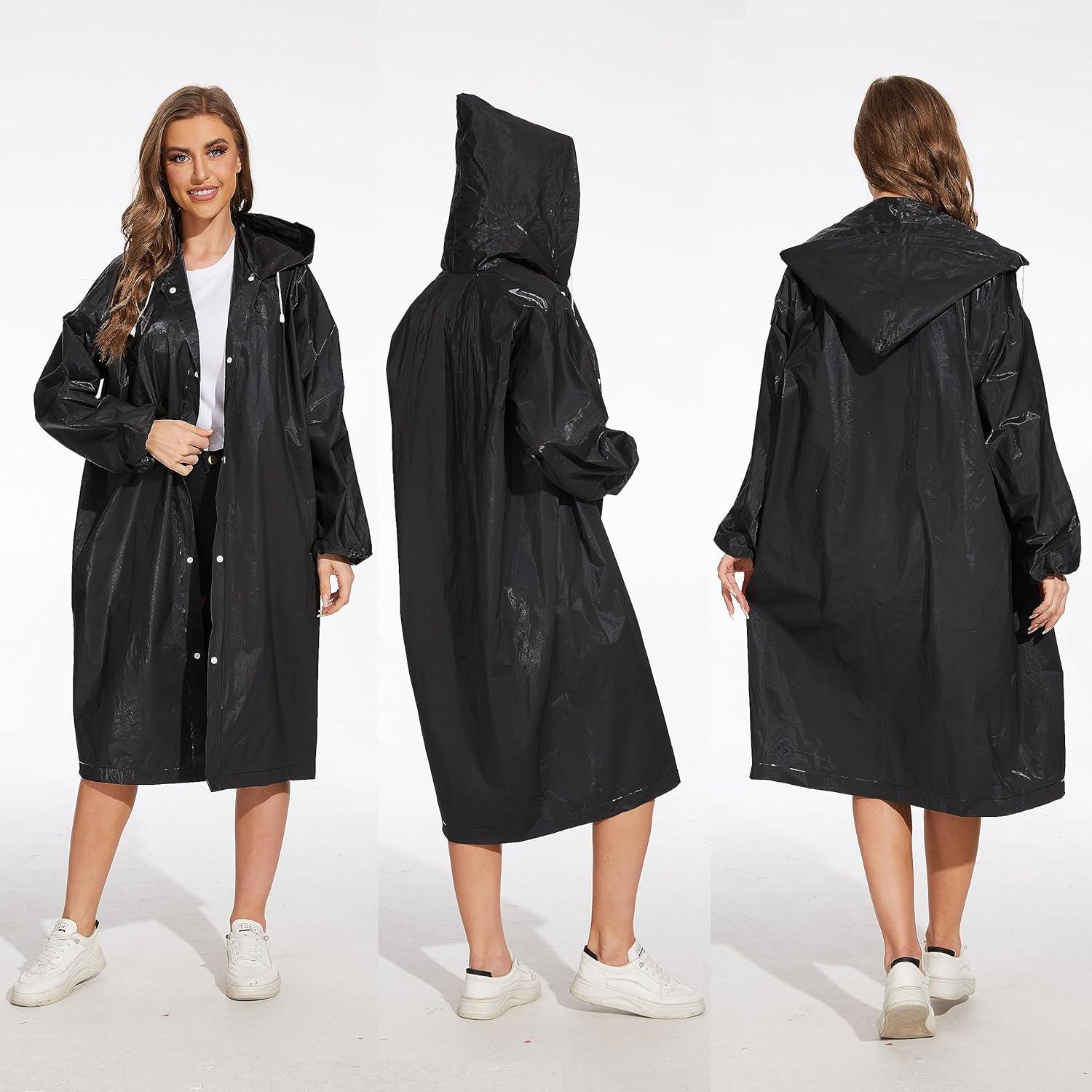 Ponchos de Lluvia Reutilizables Offitecture - 2 Piezas Impermeables