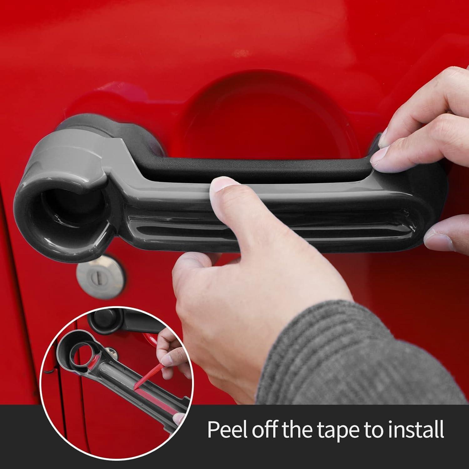 Cubiertas de Manijas de Puerta JeCar para Jeep Wrangler 2007-2017