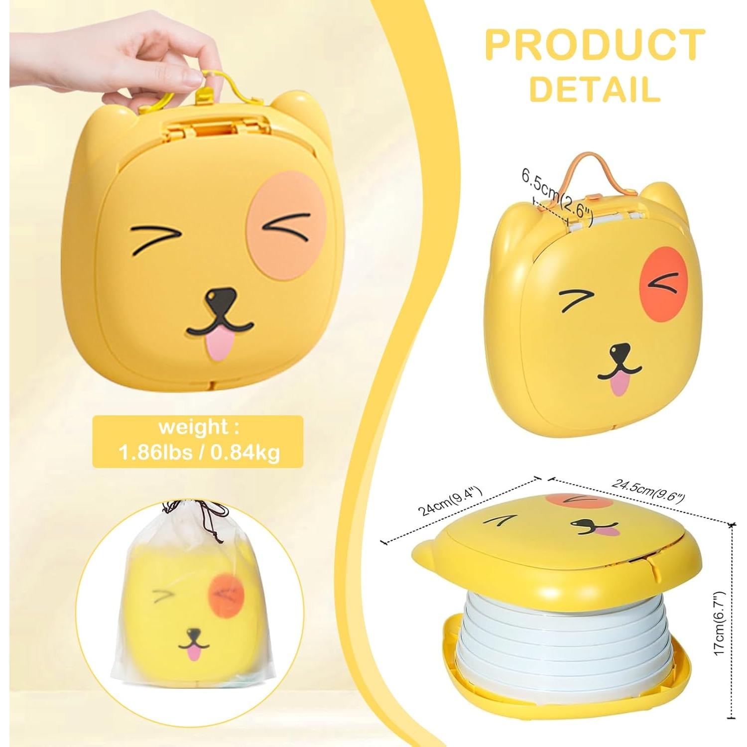 Inodoro Portátil Mejorado MY491211 Amarillo para Niños