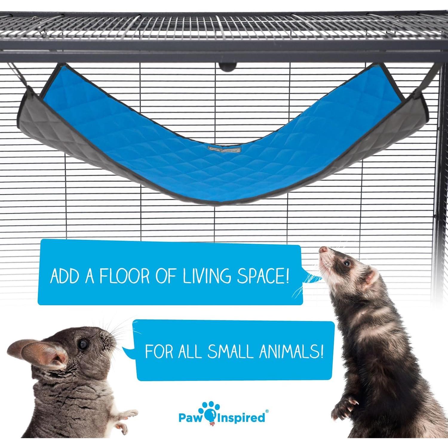 Hamaca Colgante Paw Inspired para Hurones y Mascotas Pequeñas 68.58x41.91cm